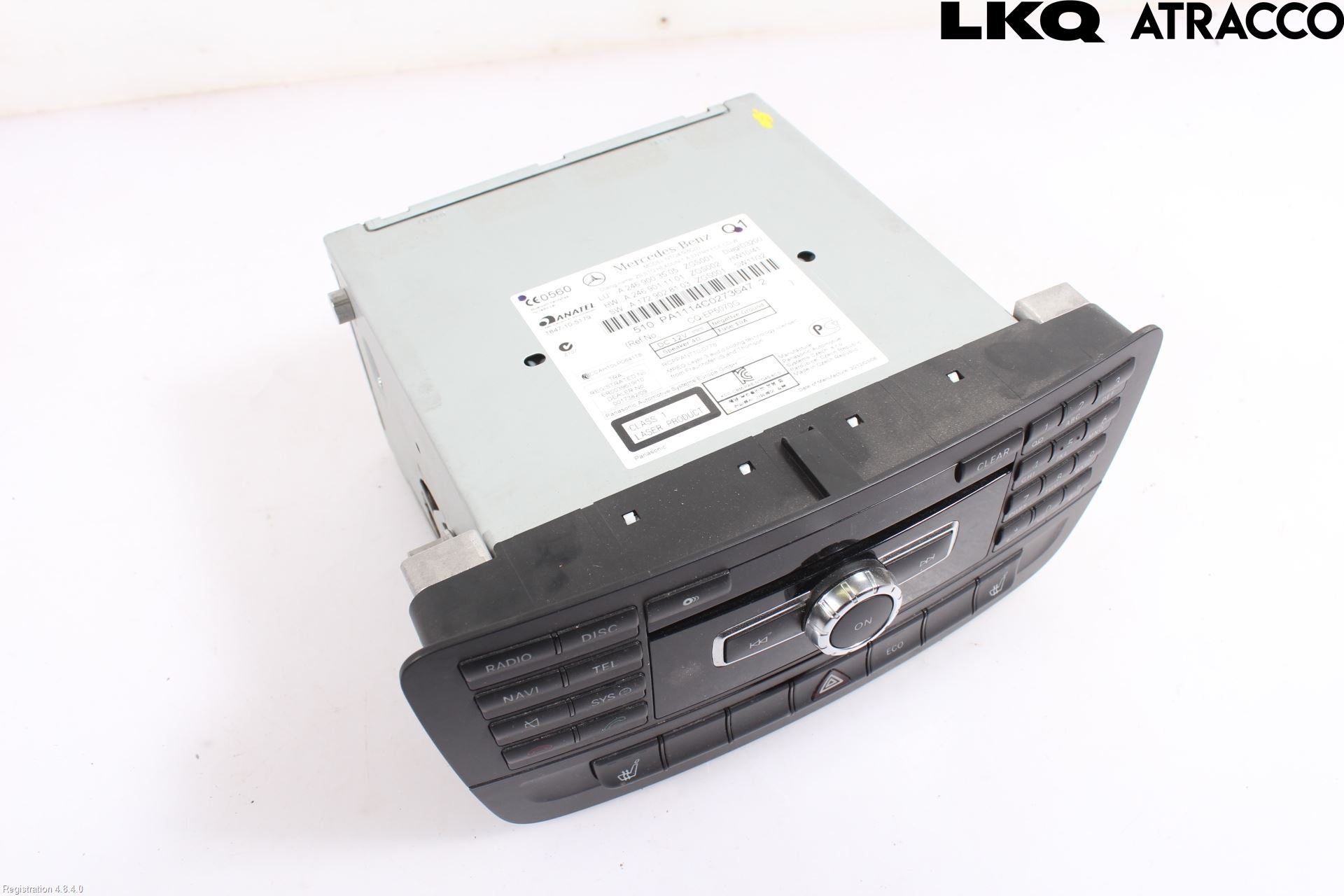Mercedes-Benz MB B-KLASS (W246/W242) 12-19 Stereo Radio Med Cd