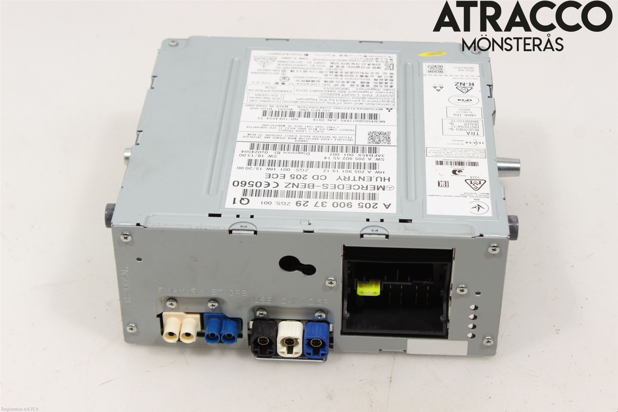 Mercedes-Benz MB C-KLASS (W205) 14-21 Stereo Radio Med Cd