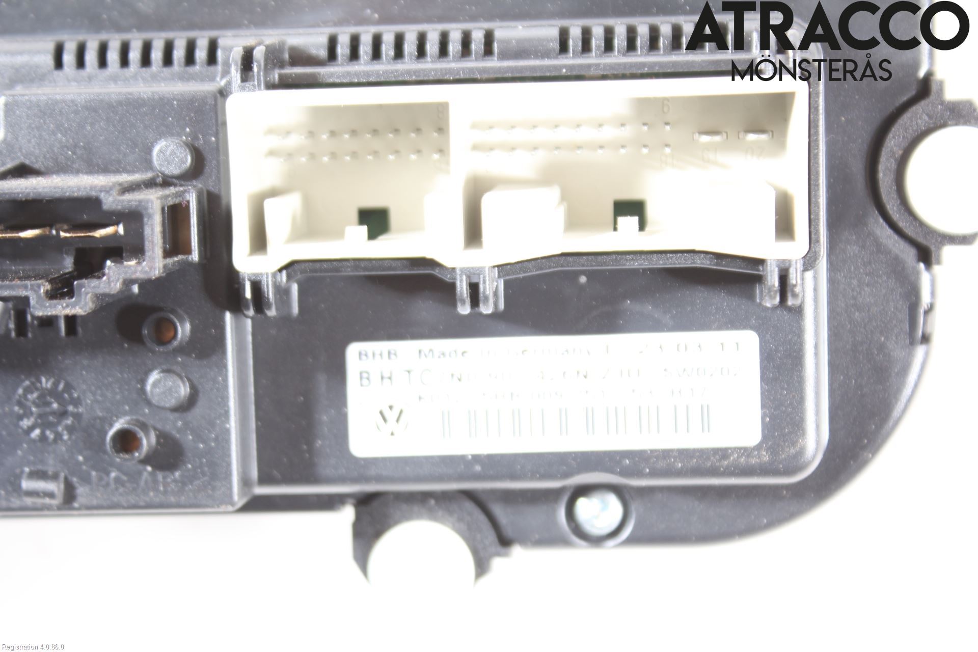Volkswagen VW GOLF PLUS/CROSS GOLF 04-14 Varme Ac Betjening-Display