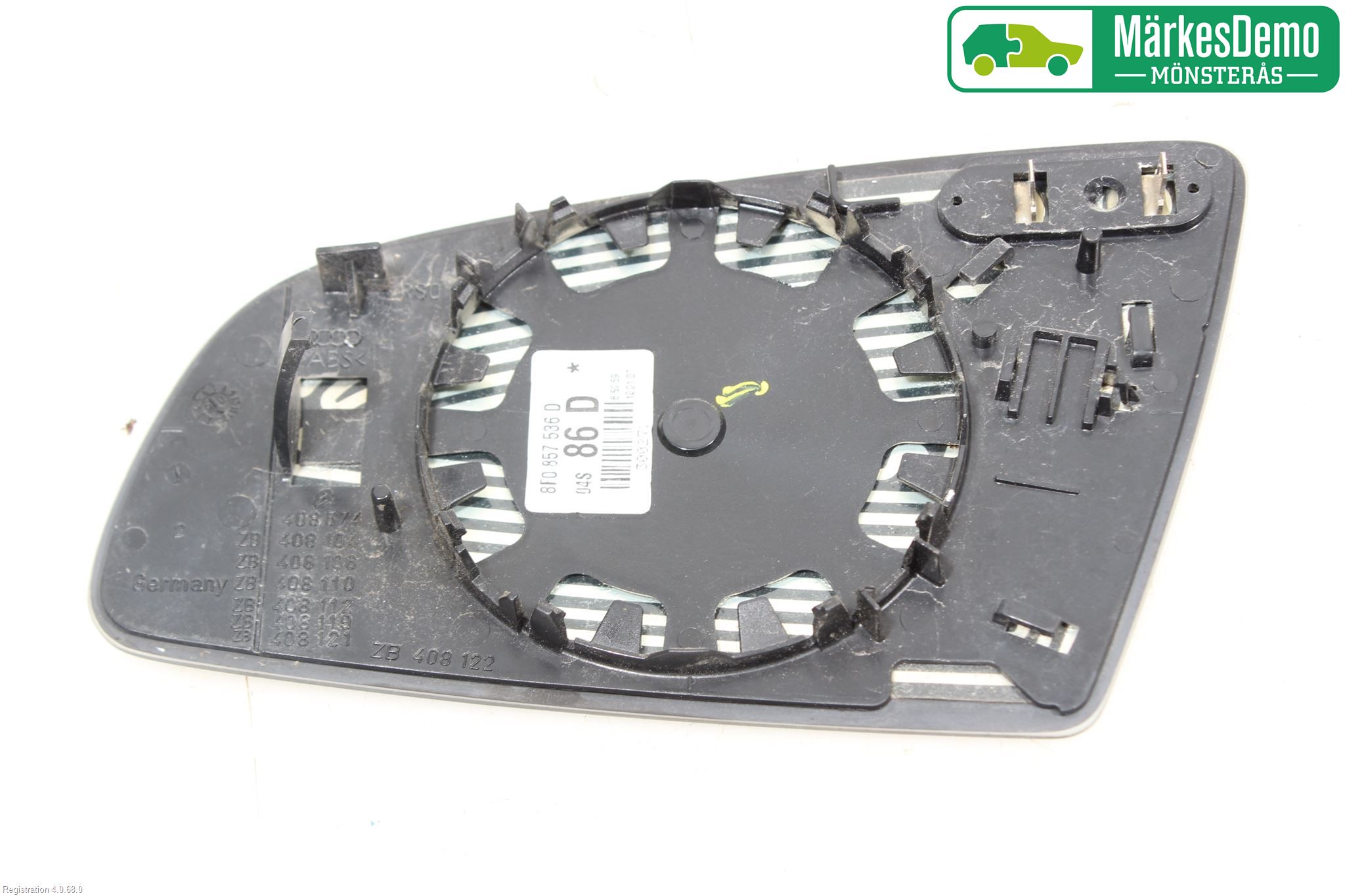 Audi A4/S4 05-07 Speil Glass H