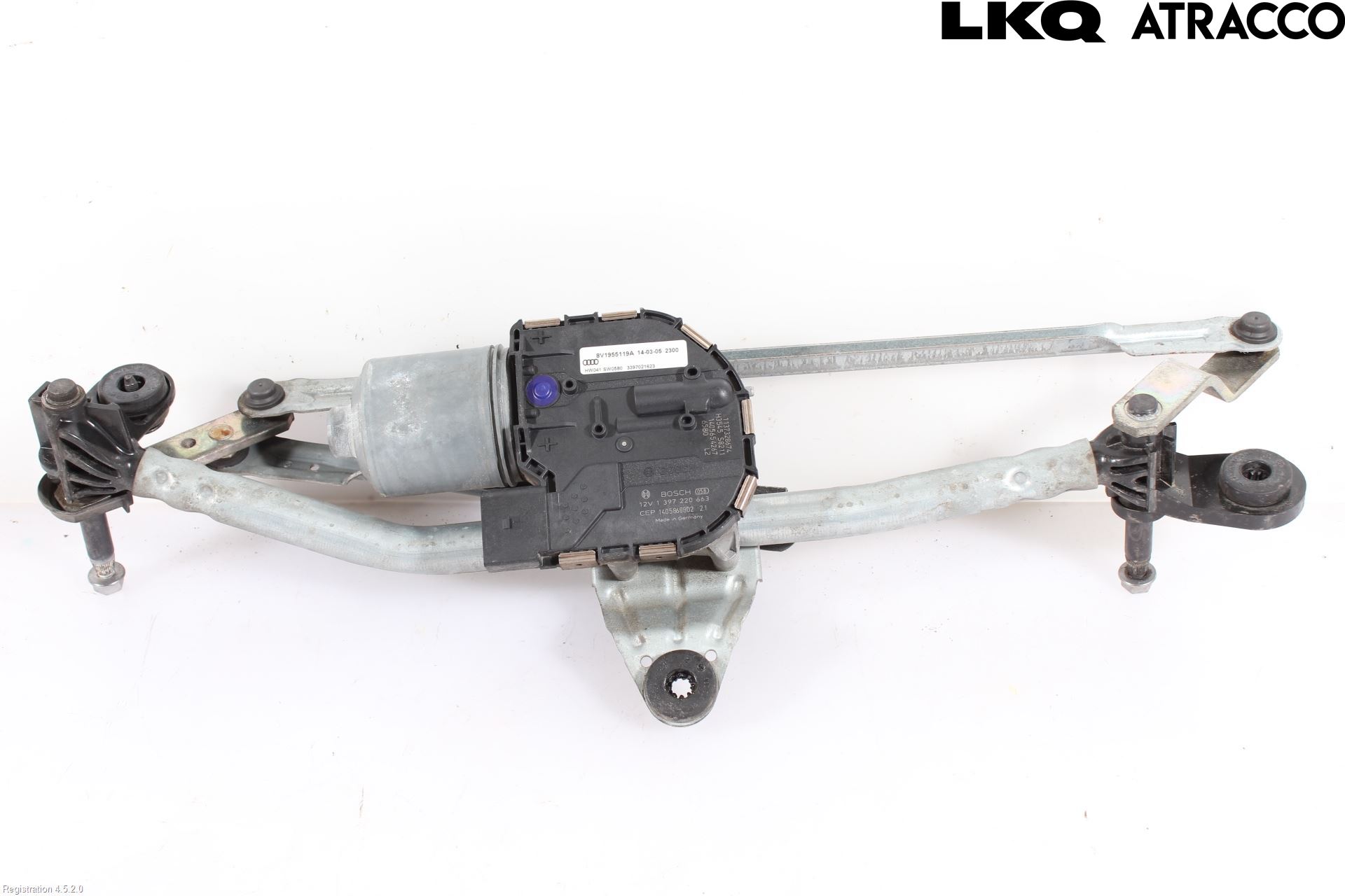 Audi A3/S3 05-13 Viskermotor Frontrute