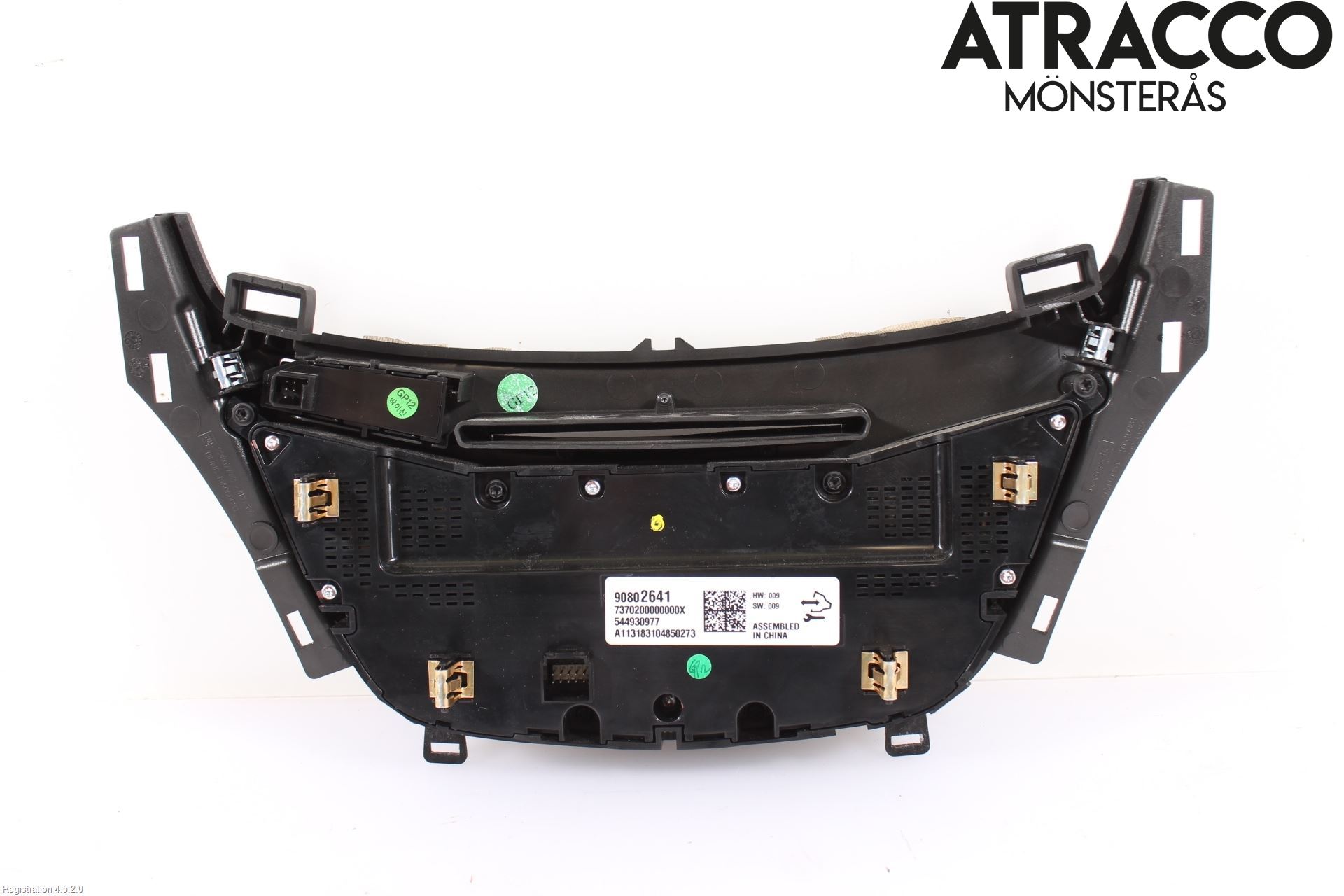 Opel INSIGNIA 09-16 Varme Ac Betjening-Display