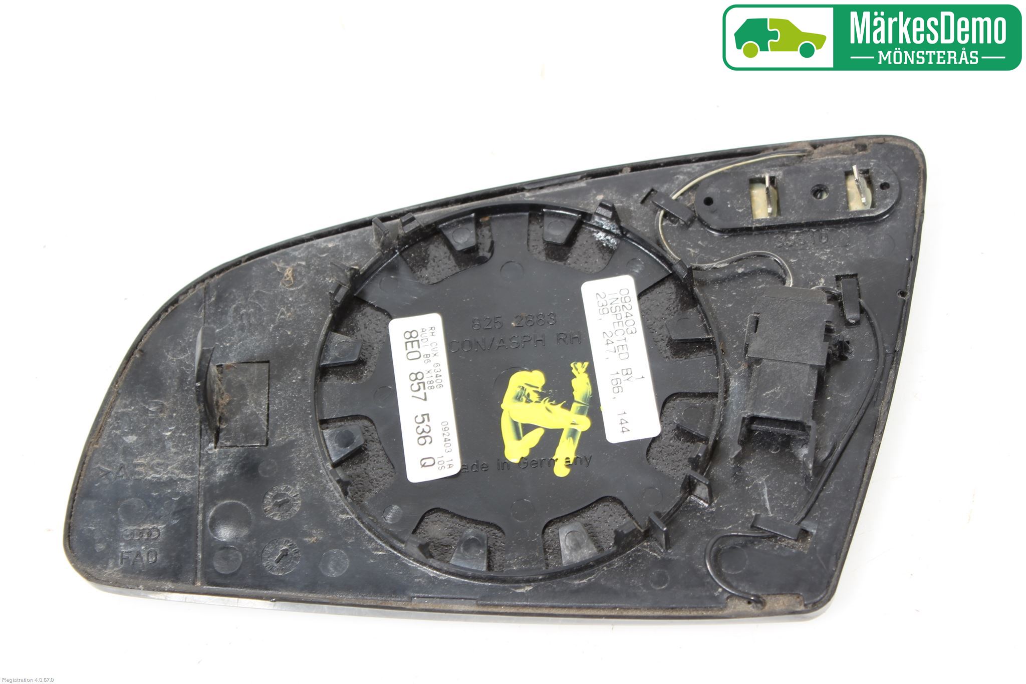 Audi A4/S4 01-05 Speil Glass H