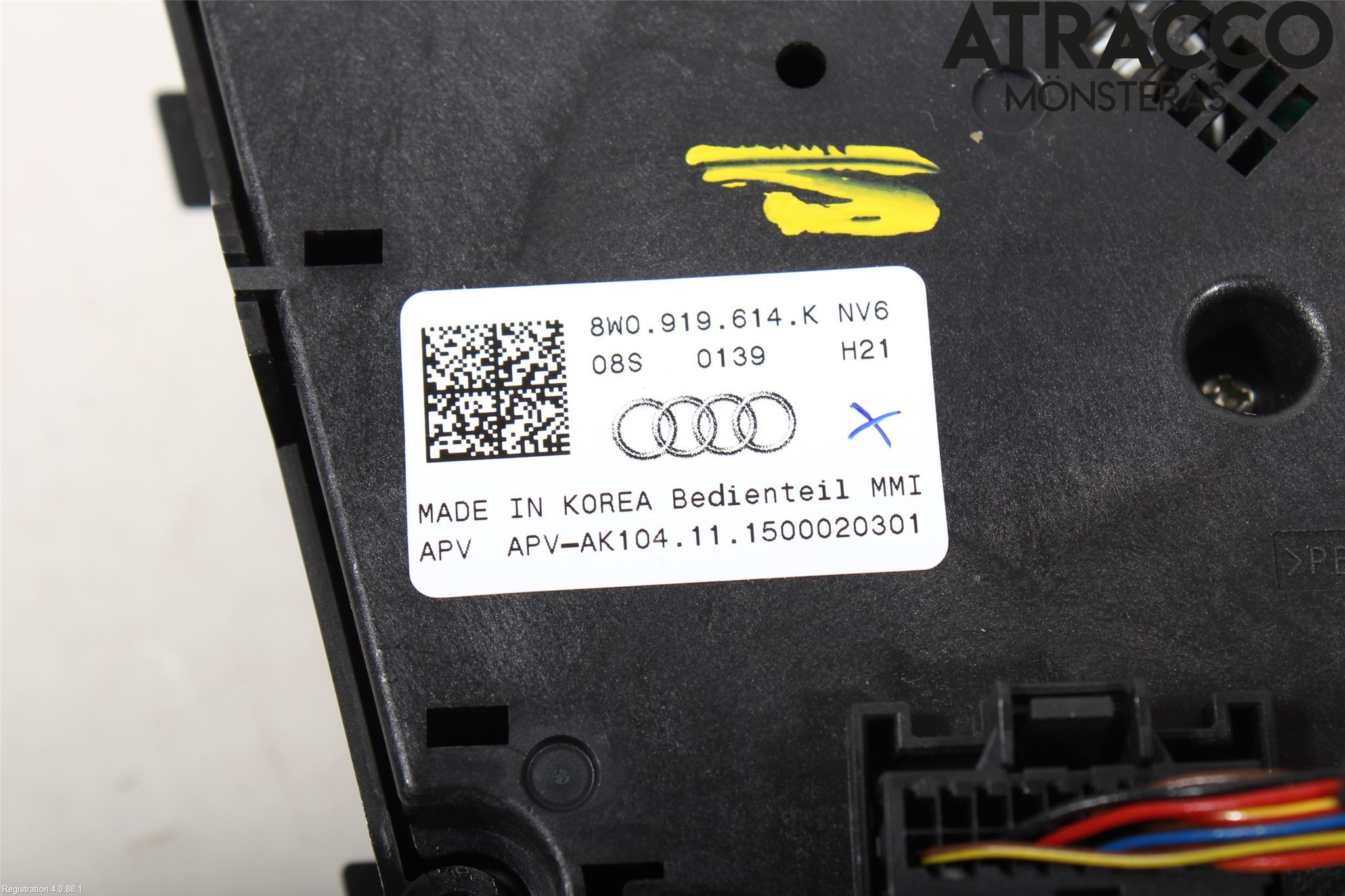 Audi A4/S4 B9 16-19 Bryter Multifunksjon