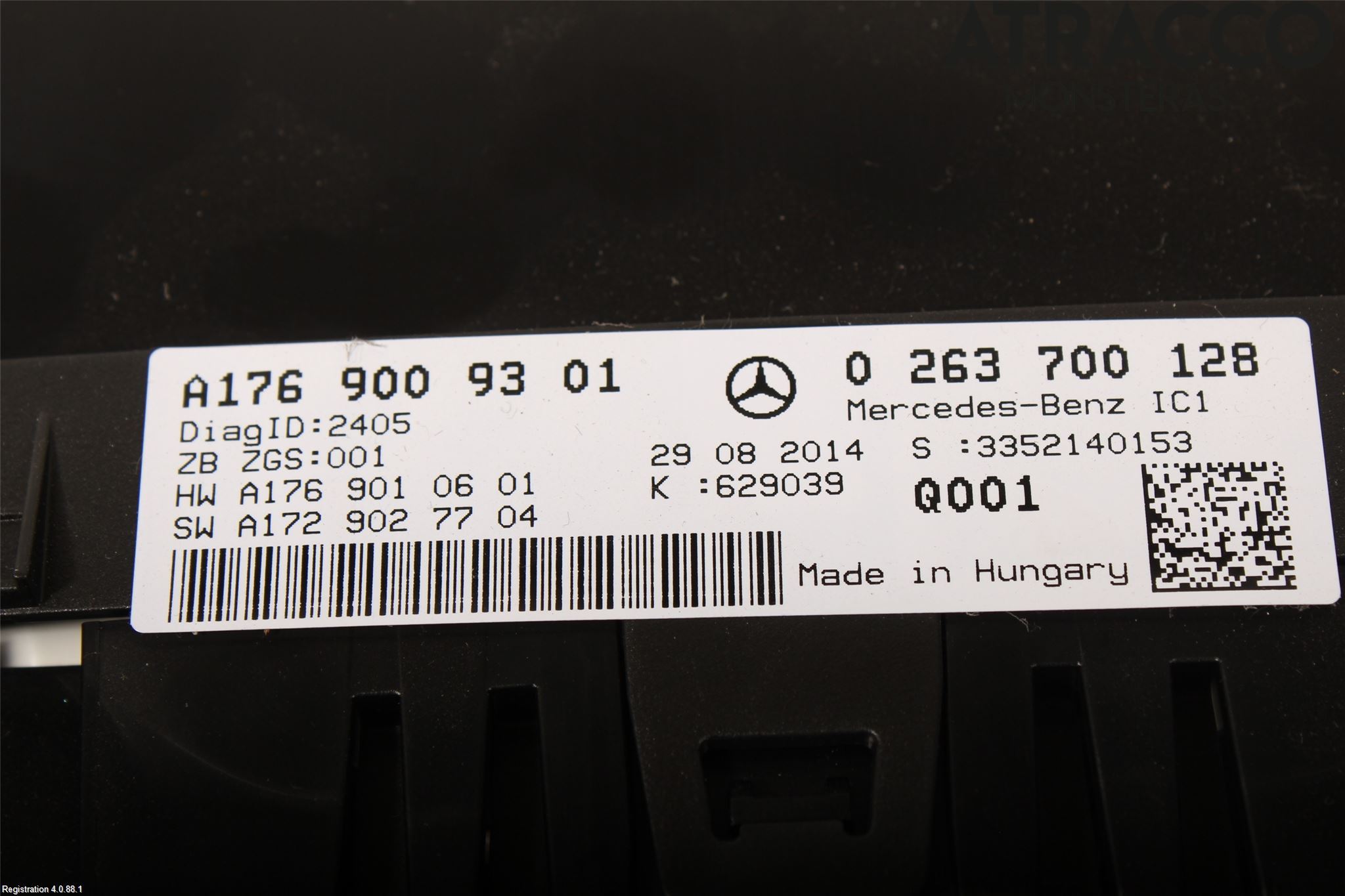 Mercedes-Benz MB A-KLASS (W176) 13-18 Instr Kombinert
