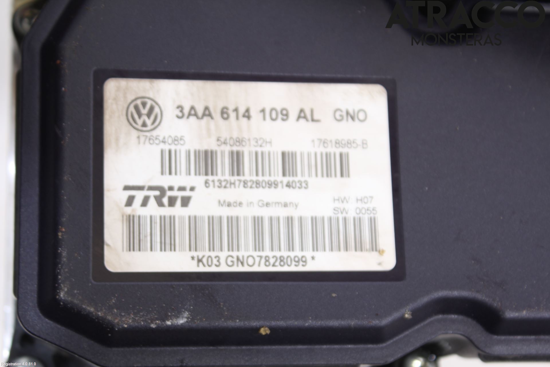 Volkswagen VW PASSAT 11-14 Abs Hydraulikkaggregat