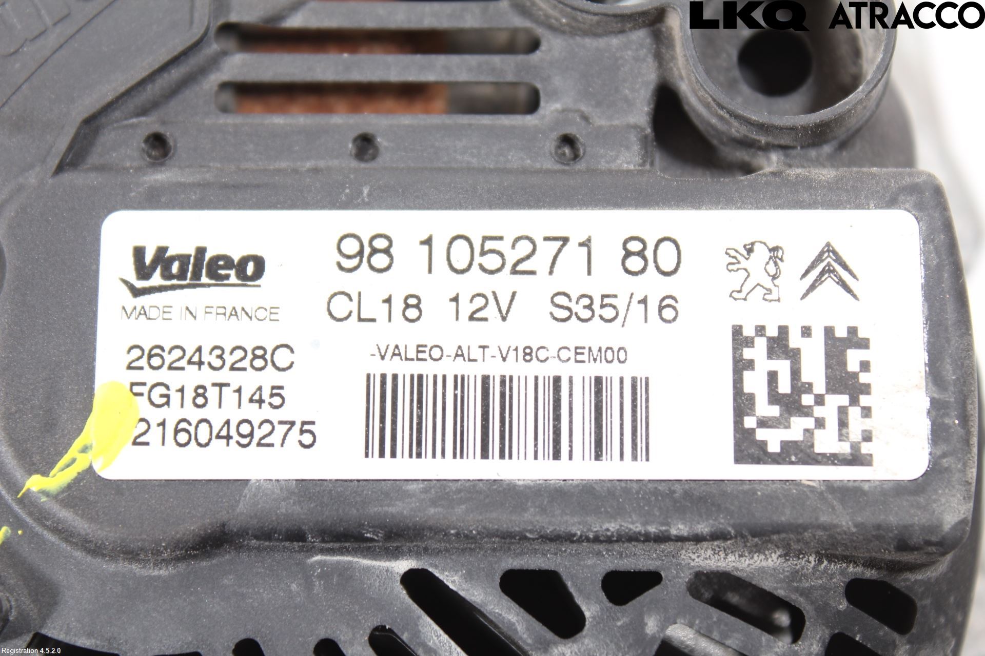 Peugeot PARTNER 16-18 Dynamo