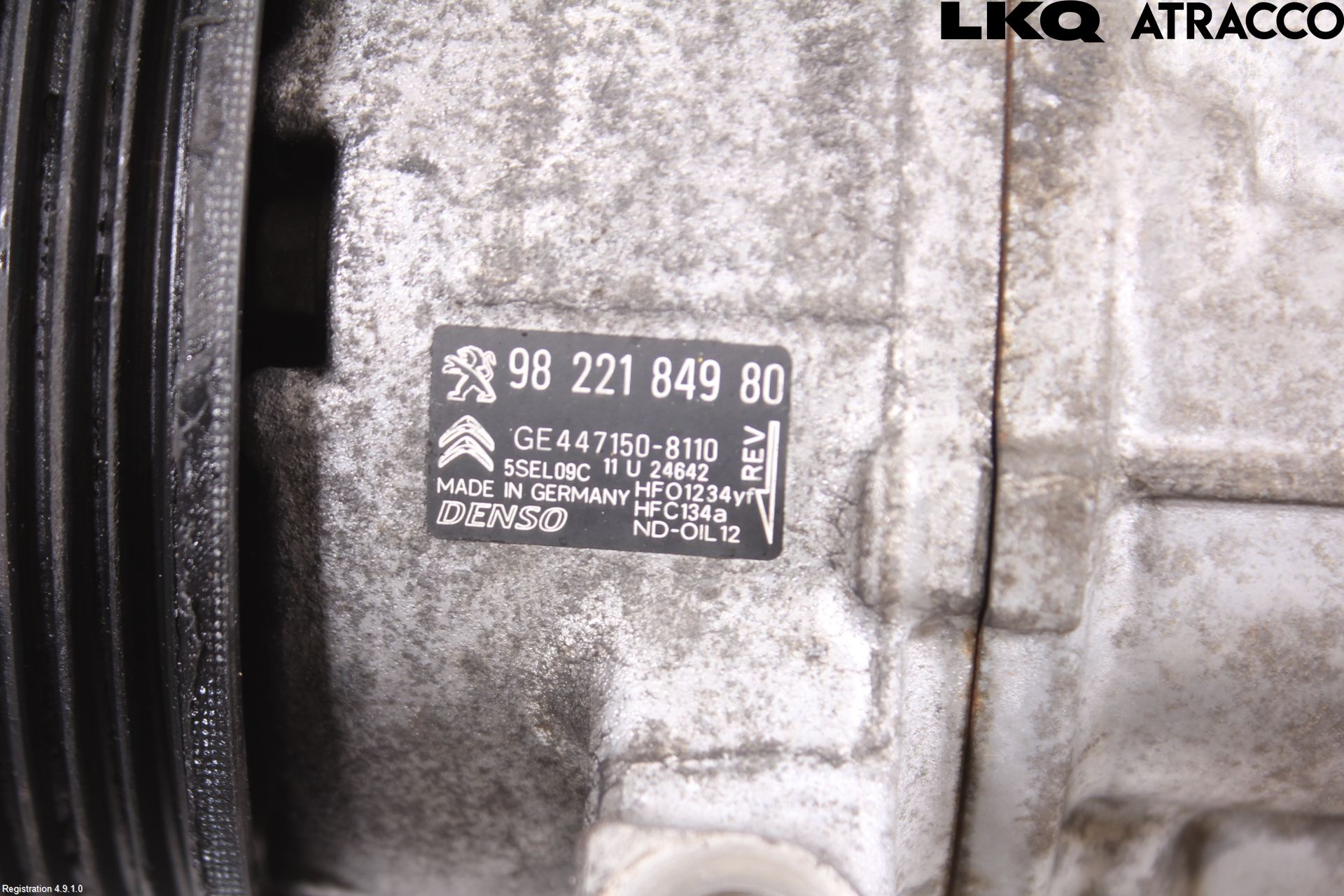 Peugeot PEUGOT 208 16-19 Varme Ac Kompressor