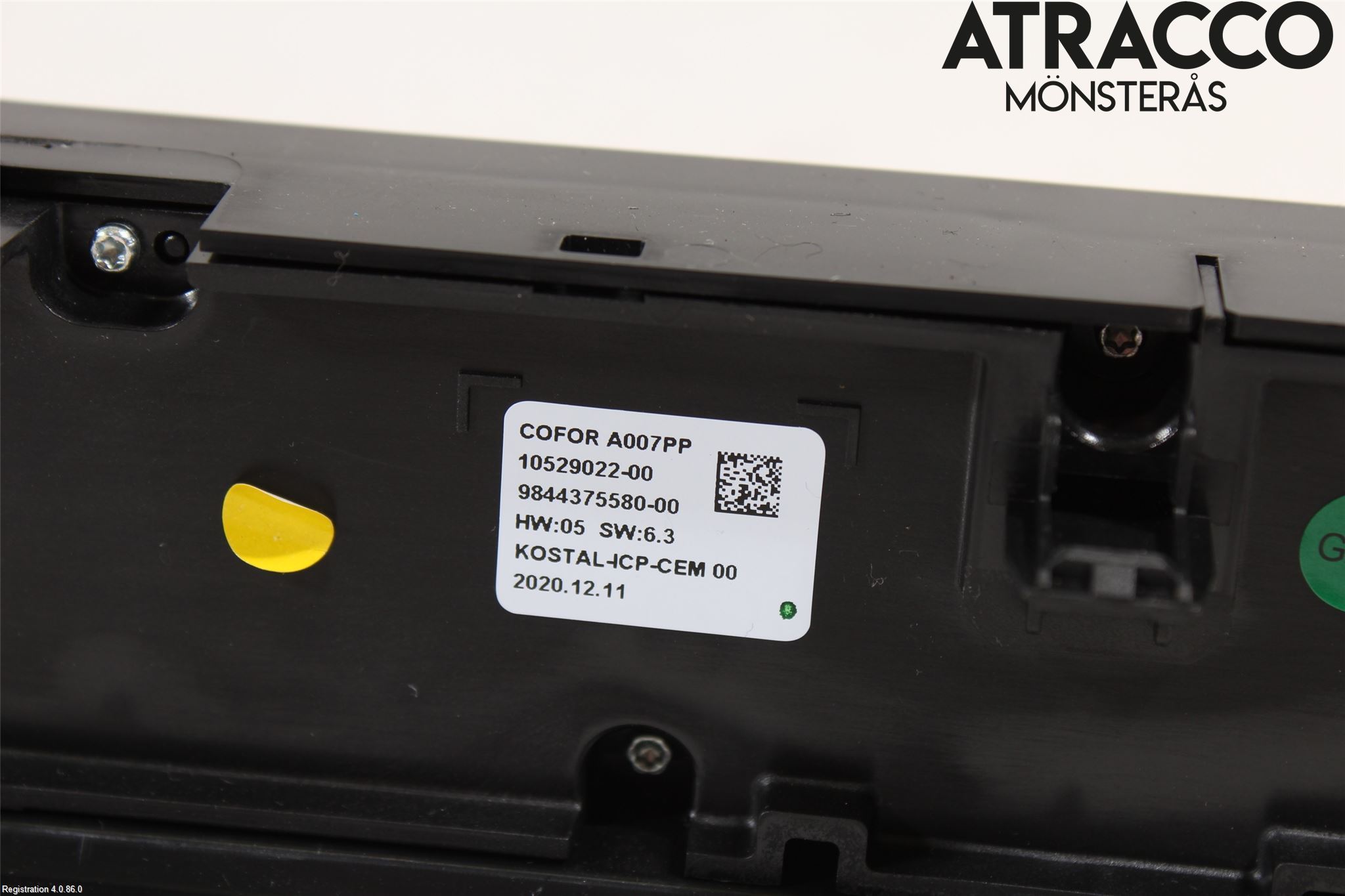 Citroen C4/E-C4 C4X/E-C4X III 21- Varme Ac Betjening-Display