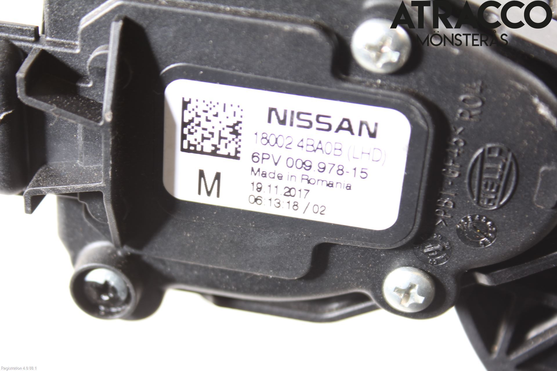 Nissan QASHQAI 17-21 Gasspedal