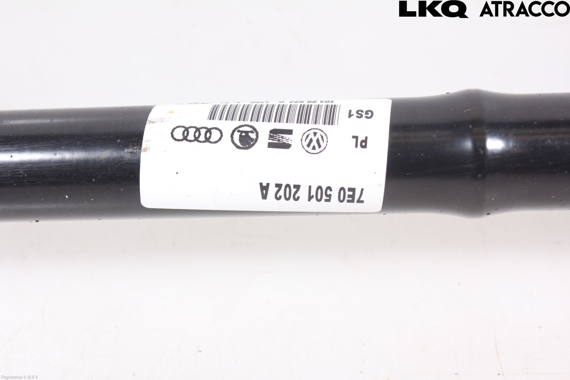 Volkswagen VW TRANSP/CARAVELLE (T6) 16-22 Drivaksel Bak Kompl Høyre