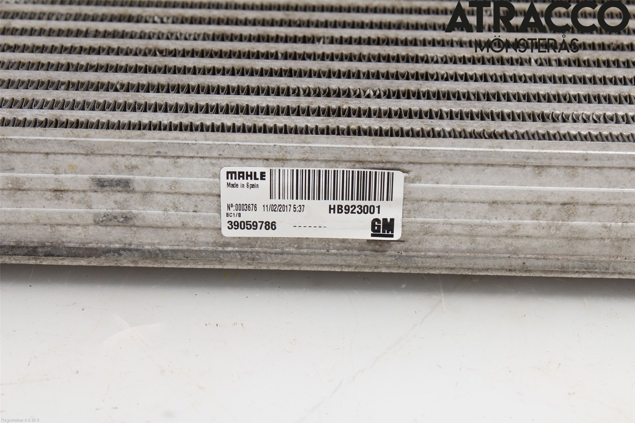 Opel CORSA E 15-19 Intercooler Radiator