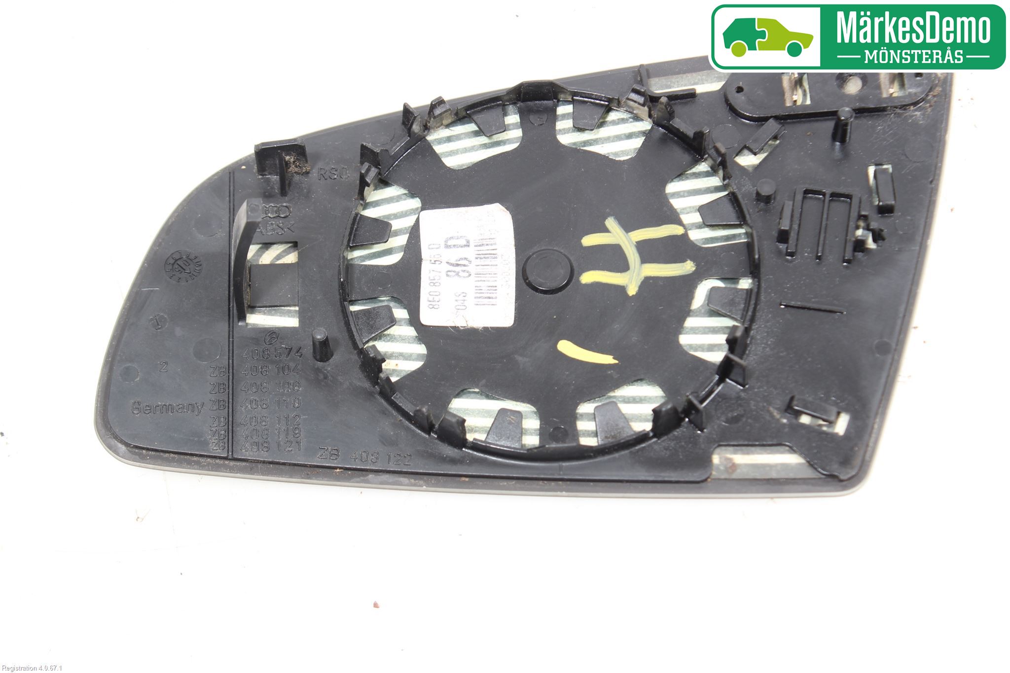 Audi A3/S3 05-13 Speil Glass H