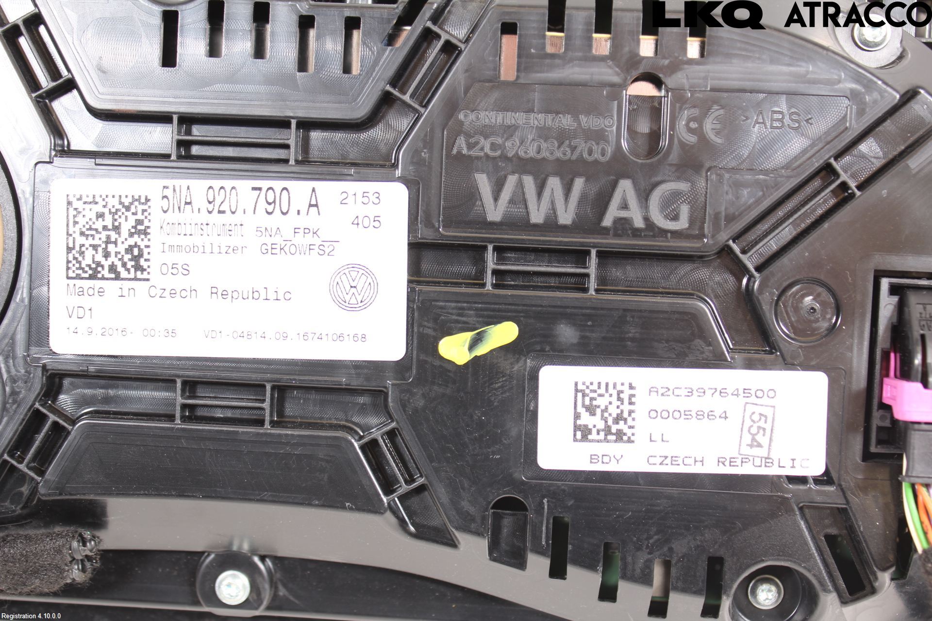 Volkswagen VW TIGUAN 16-24 Instr Kombinert