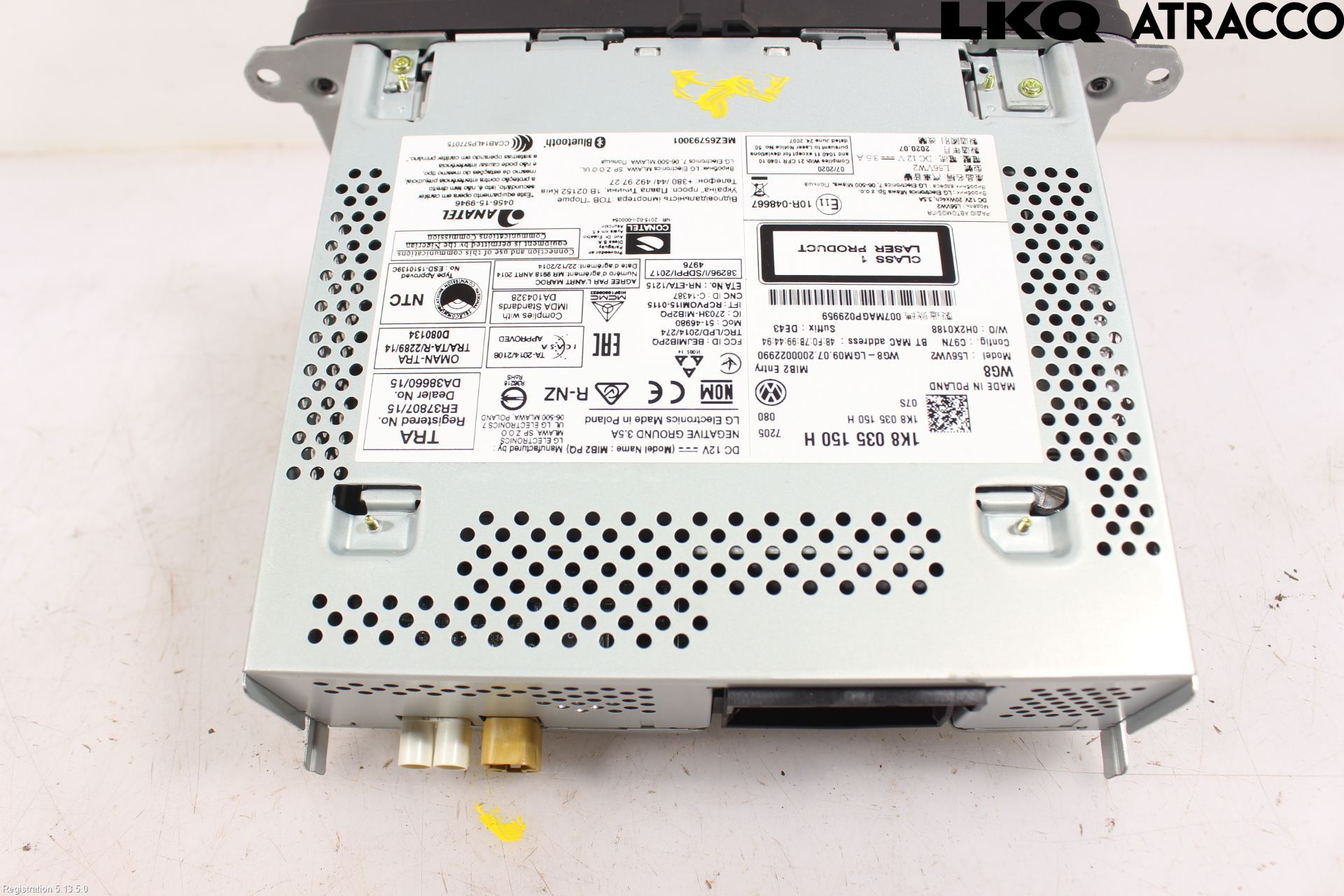 Volkswagen VW CADDY 16-20 Stereo Radio Med Cd