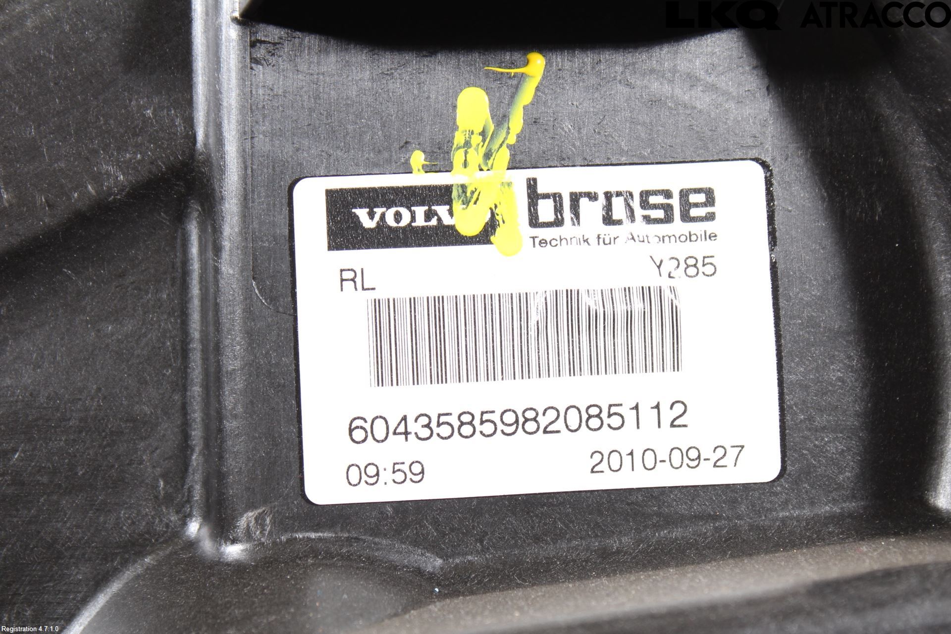 Volvo V70 08-13 Vindusheis El Komp