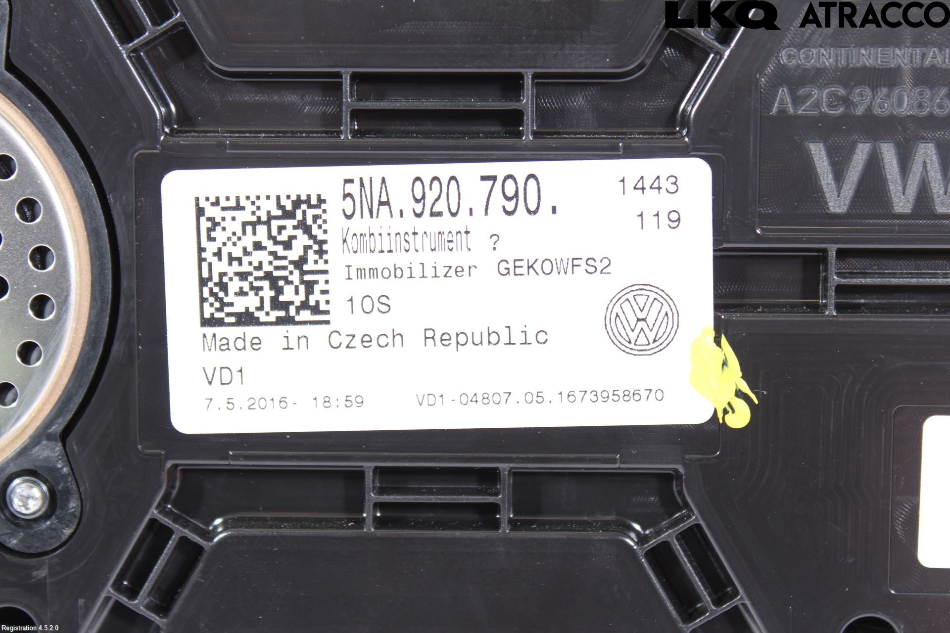 Volkswagen VW TIGUAN 16-24 Instr Kombinert