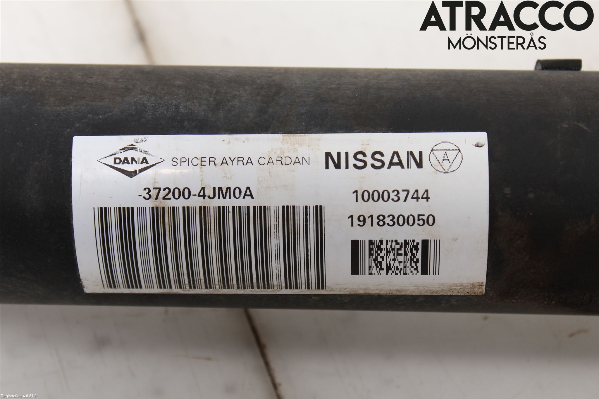 Nissan NAVARA, TREK-1 17-21 Mellomaksel Fremre 4Wd