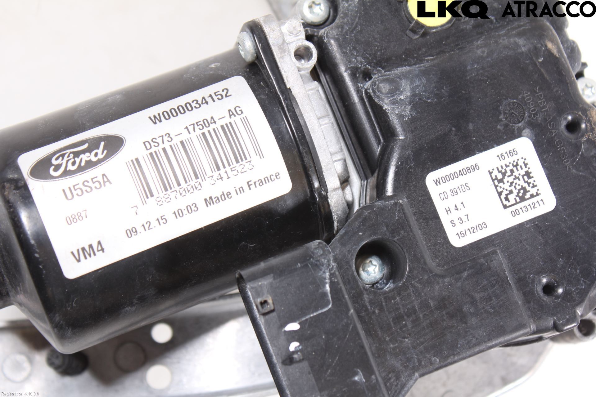 Ford MONDEO 15-22 Viskermotor Frontrute