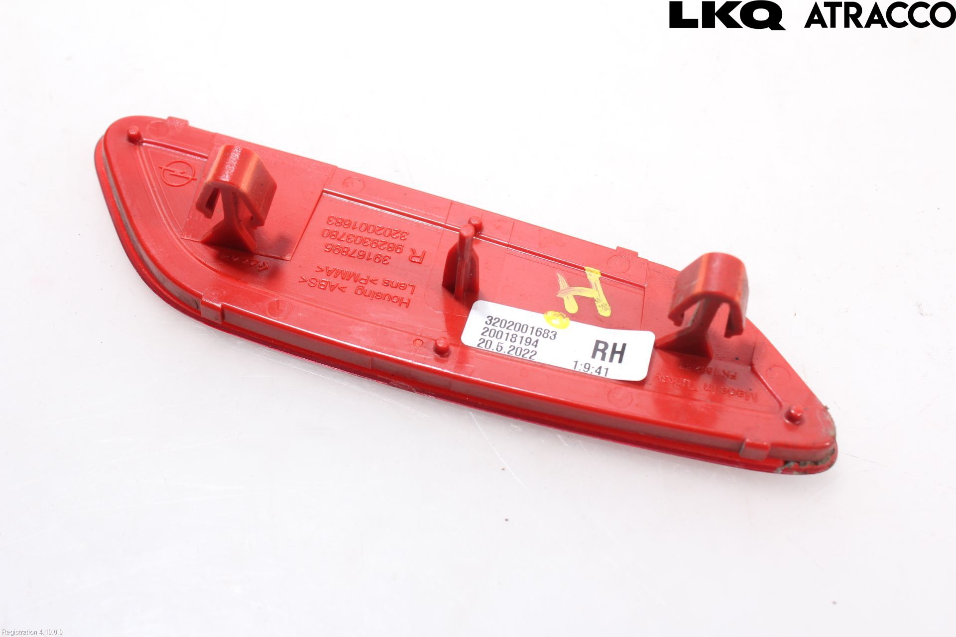 Opel CORSA F, CORSA-E 20- Refleks Bak
