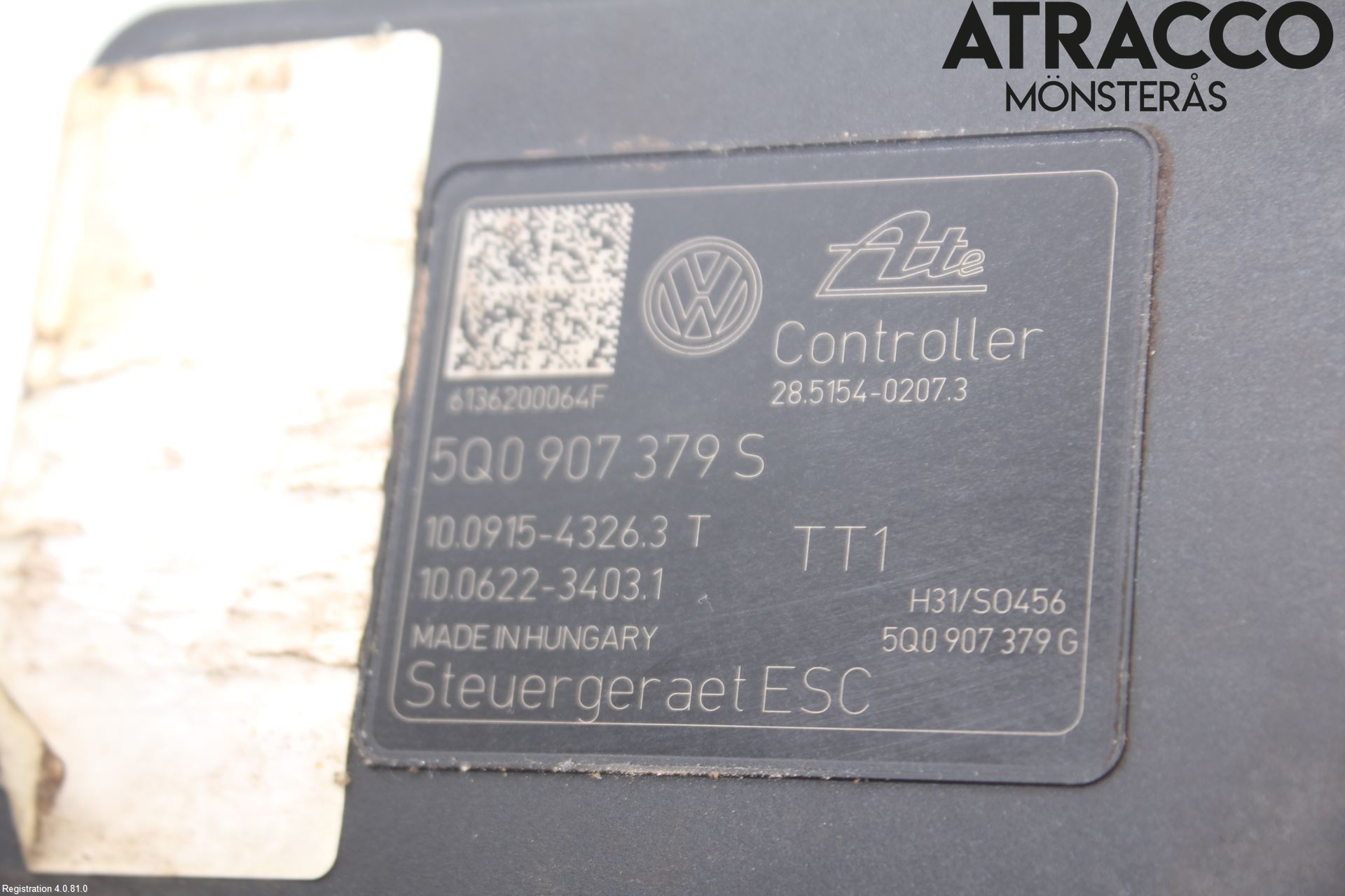 Audi A3/S3 8V 13-20 Abs Hydraulikkaggregat