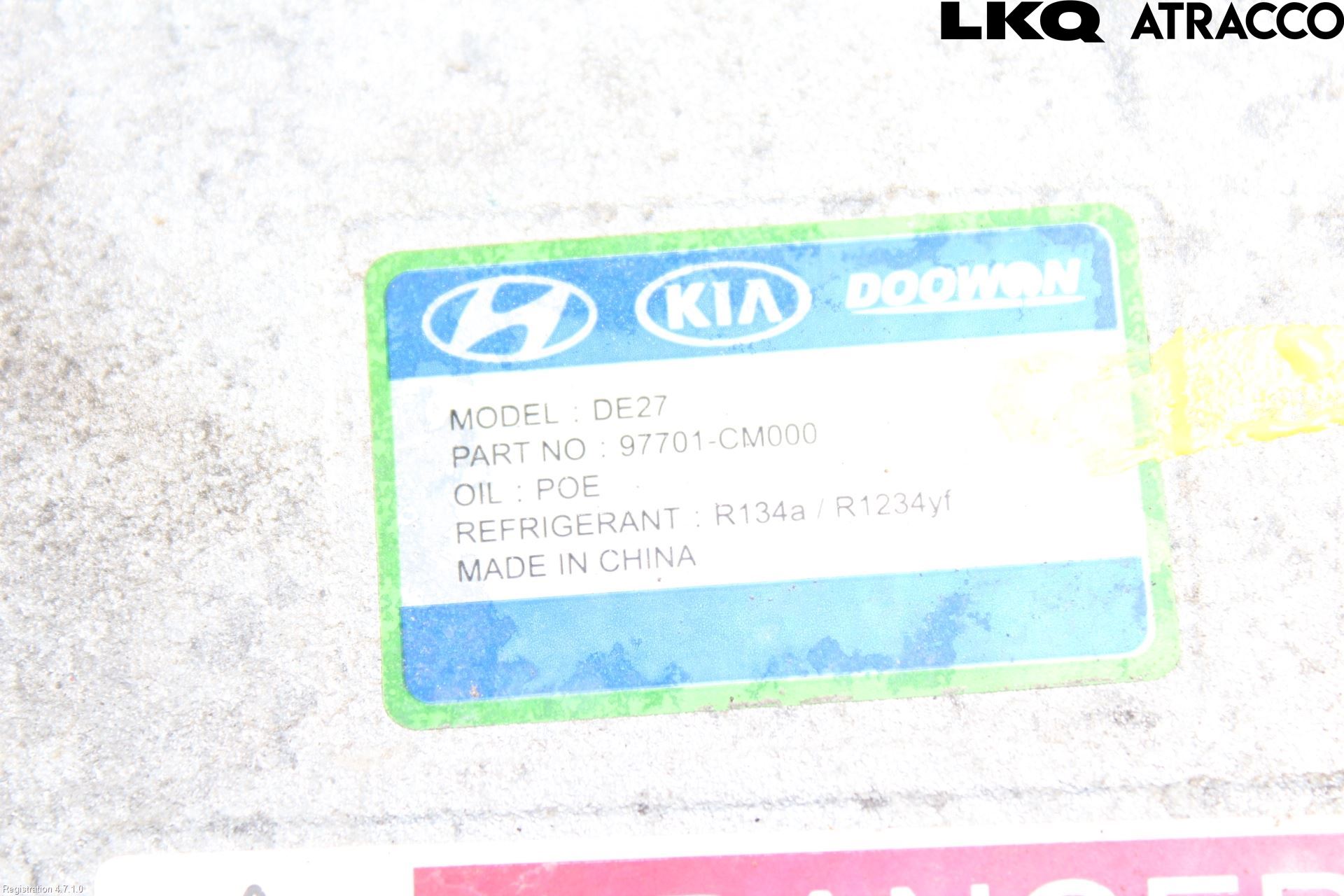 Hyundai KONA/ELECTRIC OS 18-23 Varme Ac Kompressor