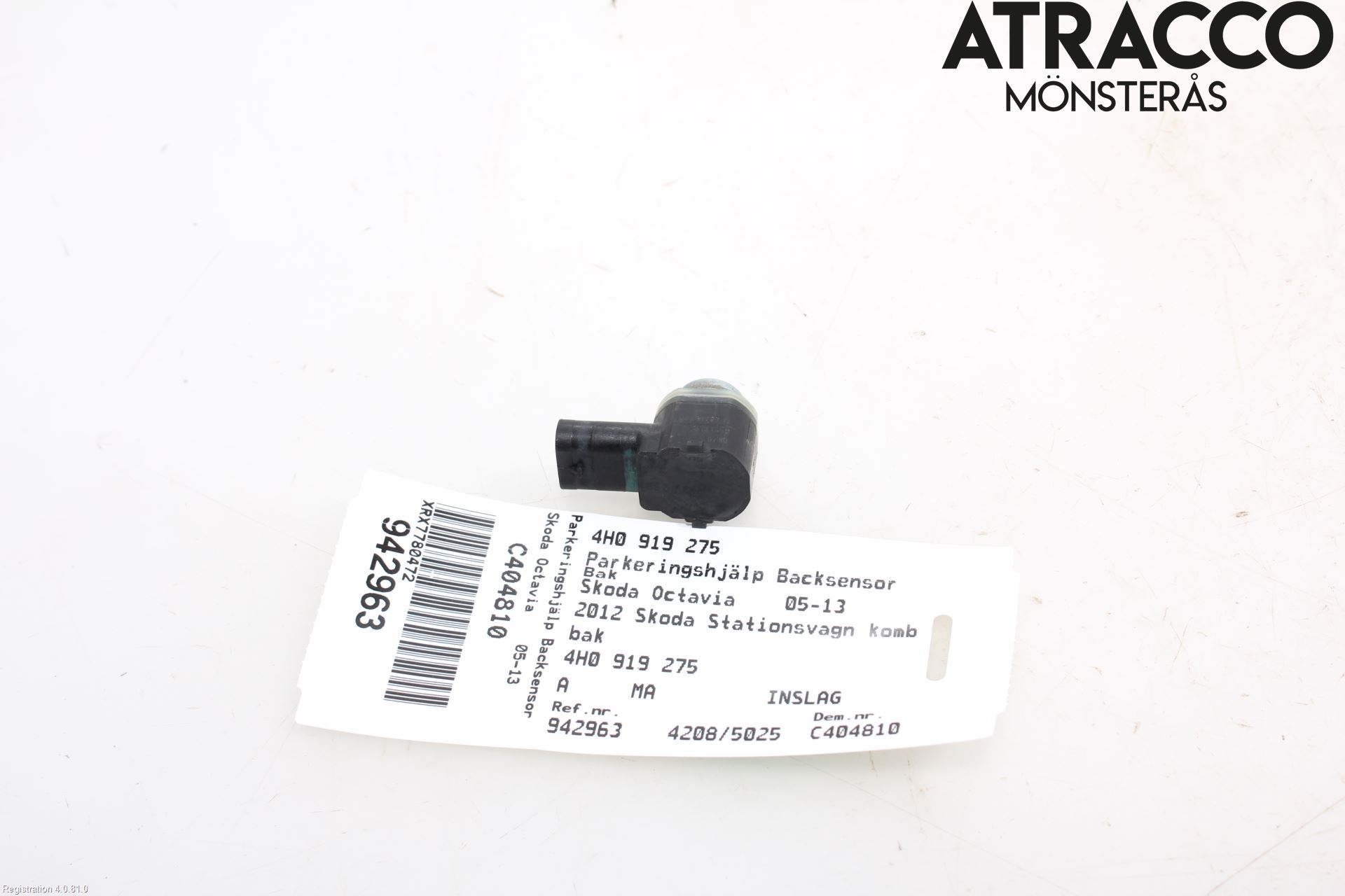 Skoda OCTAVIA (1Z) 05-13 Sensor Ryggesensor