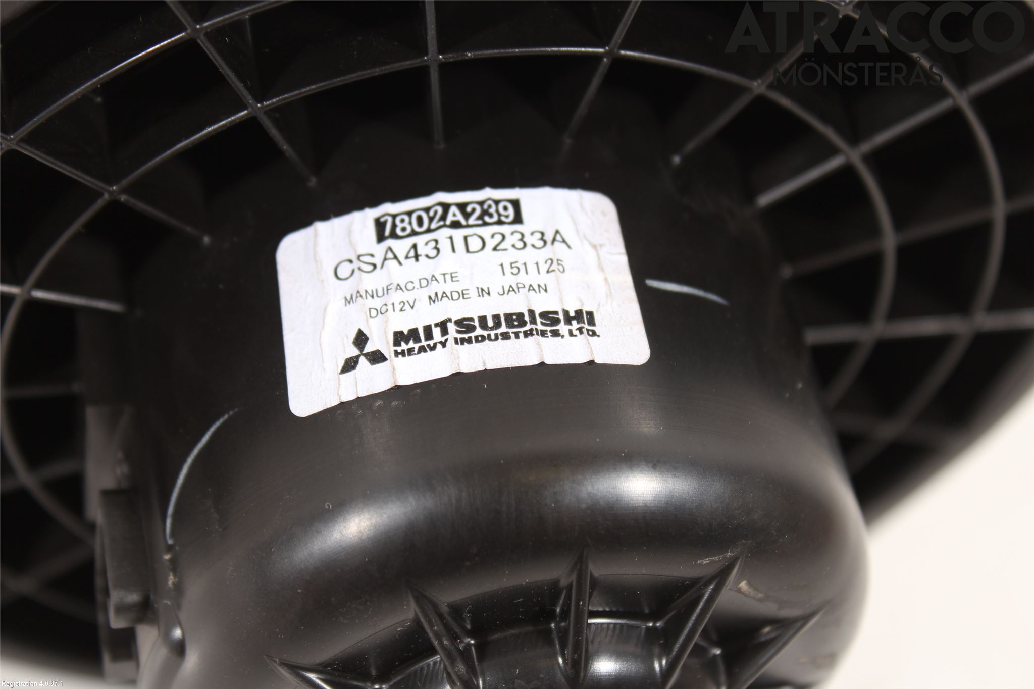 Mitsubishi ASX 10-22 Varmeapparat Viftemotor