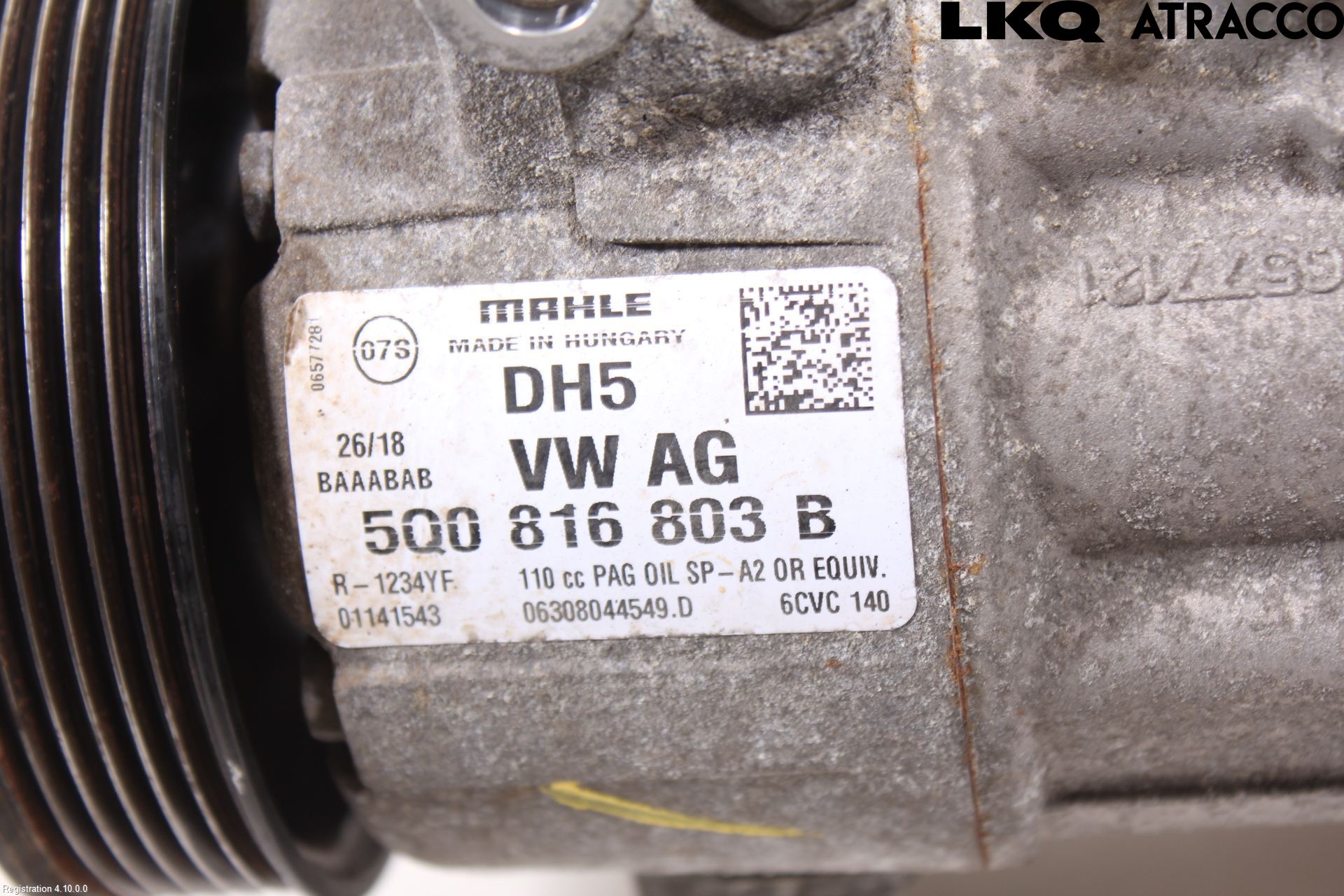 Volkswagen VW TIGUAN 16-24 Varme Ac Kompressor