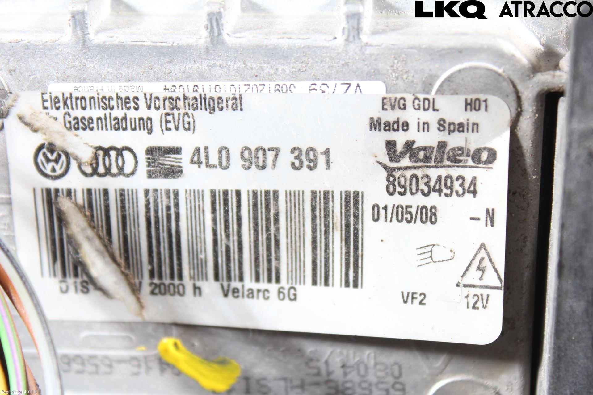 Volkswagen VW PASSAT 05-11 Frontlykt Venstre