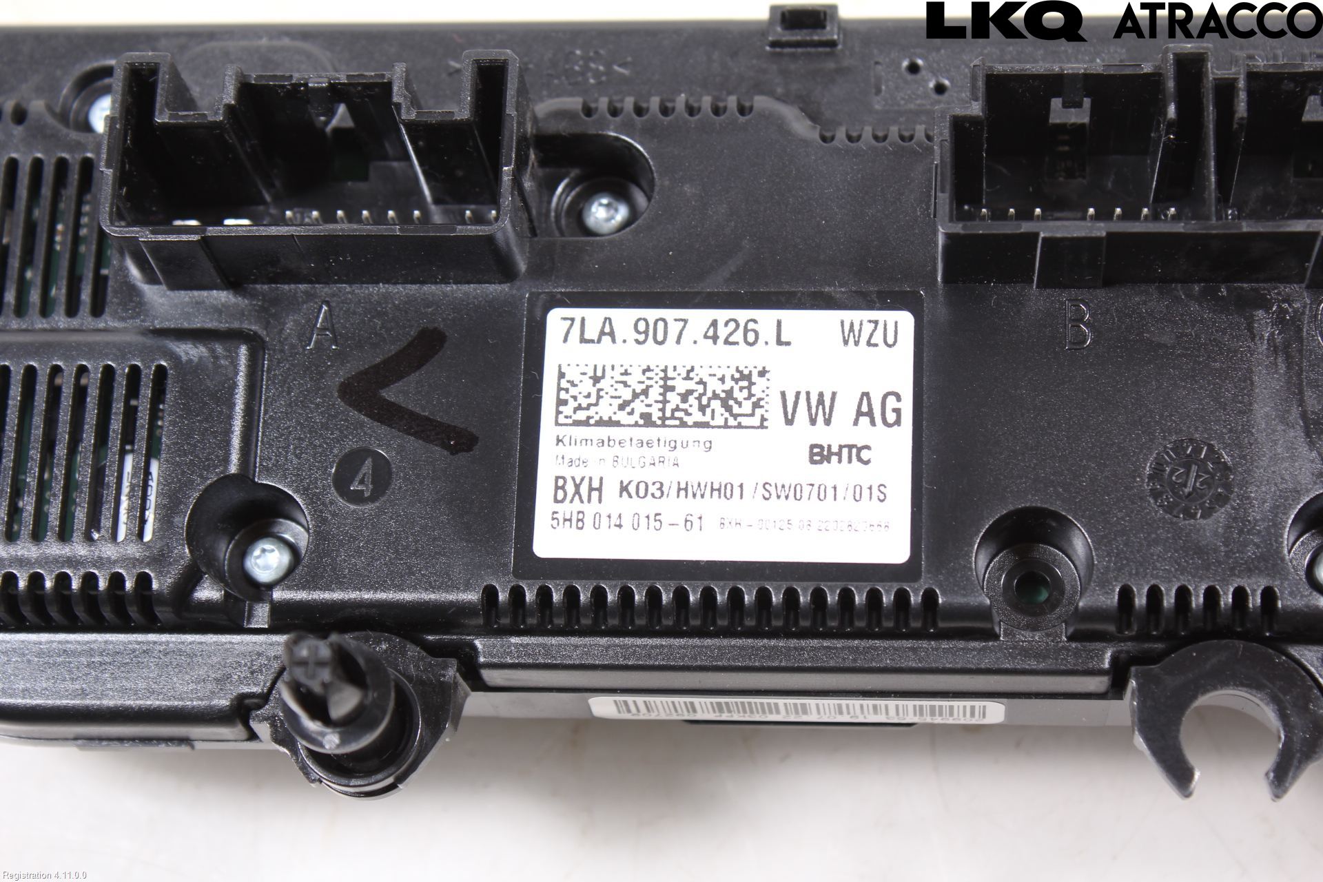Volkswagen VW TRANSP/CARAVELLE (T6) 16-22 Varme Ac Betjening-Display