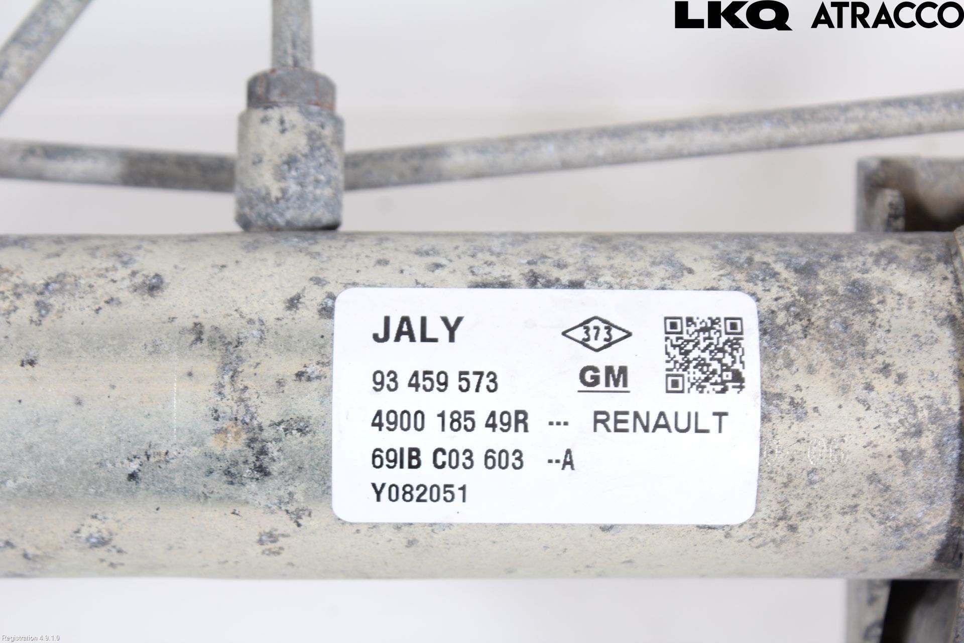 Opel VIVARO 15-19 Servo Snekke - Tannstang