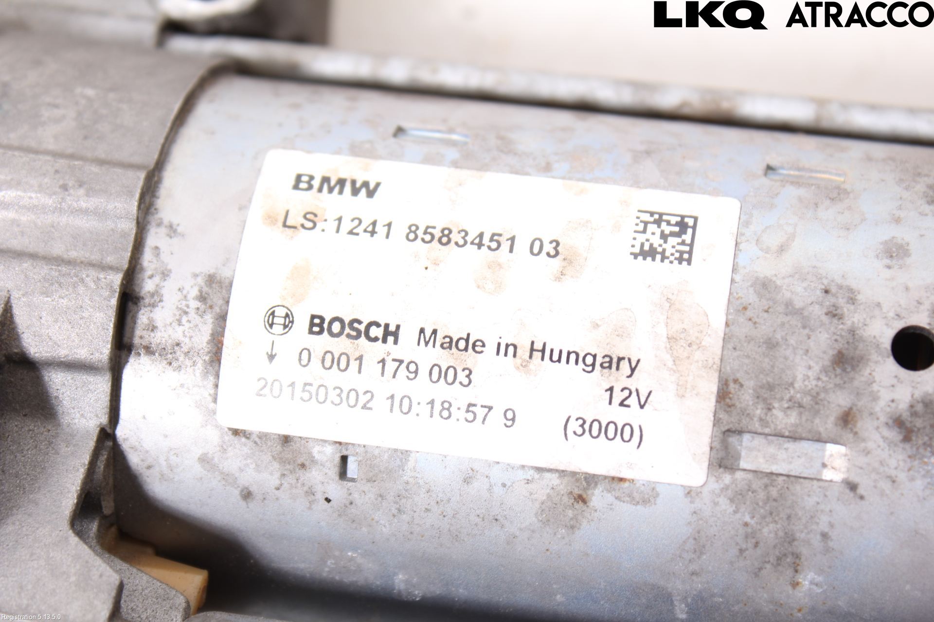 BMW 1 F20/F21 11-19 Startmotor Diesel