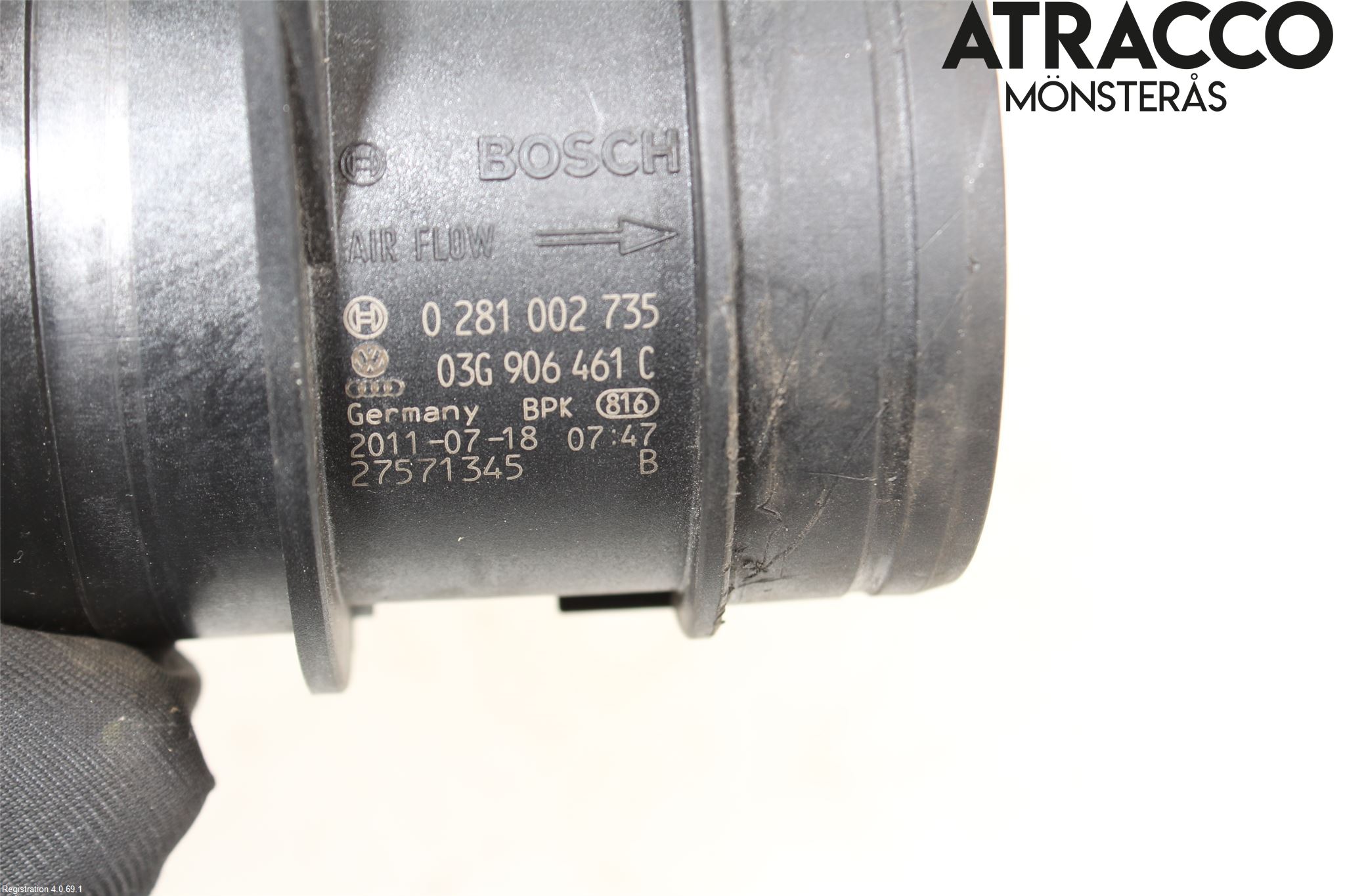 Audi A4/S4 08-11 Inns Luftmassemåler