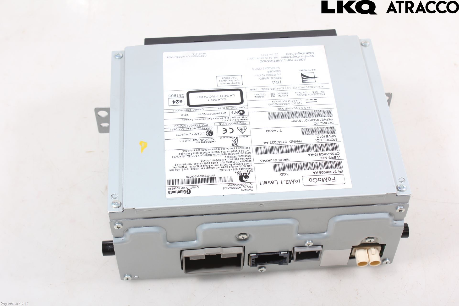 Volvo V40 12-19 Stereo Radio Med Cd