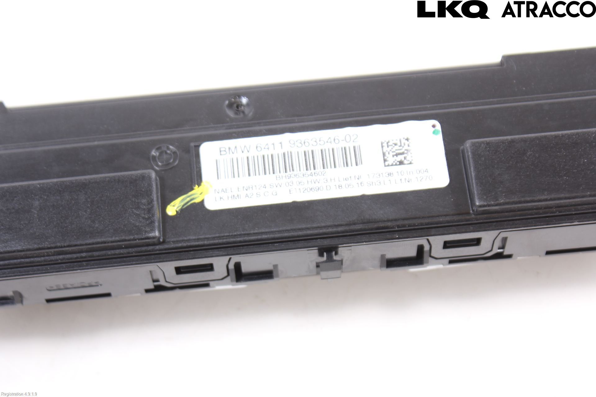 BMW 3 F30/F31/F80 12-19 Varme Ac Betjening-Display