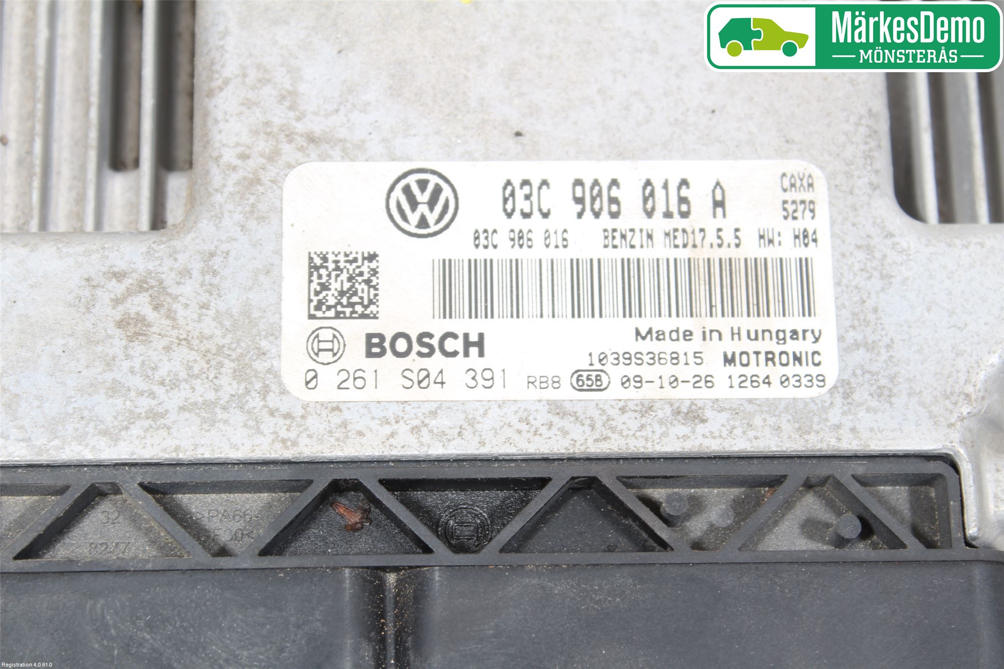 Volkswagen VW GOLF PLUS/CROSS GOLF 04-14 Styreenhet Innsprøytning