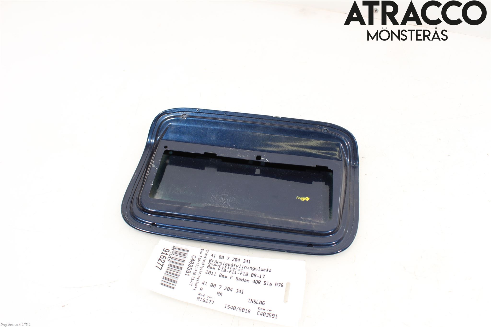 BMW 5 F10/F11/F18 09-17 Drivstoff Tankluke