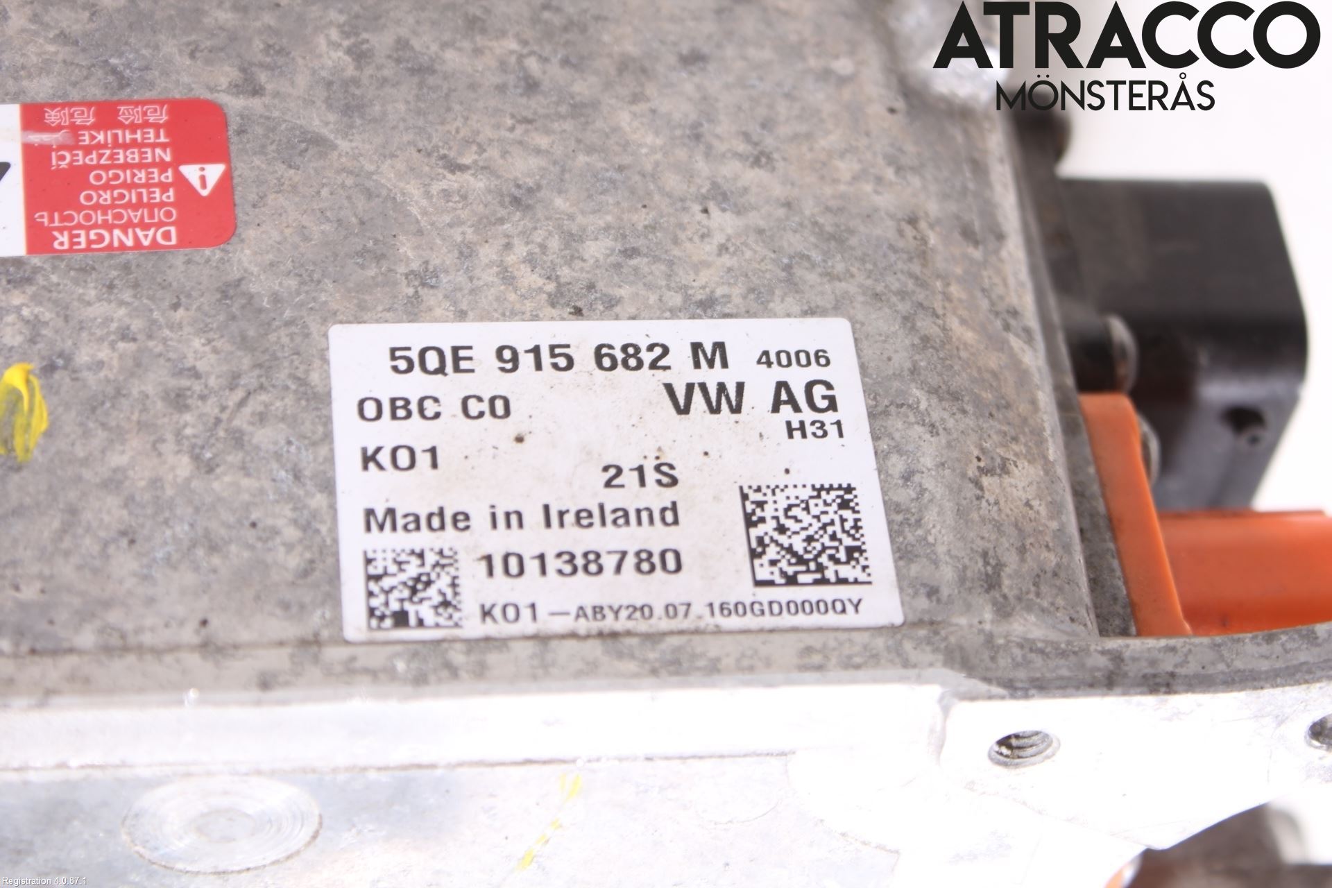 Volkswagen VW PASSAT 15-19 Batterilader Hybrid