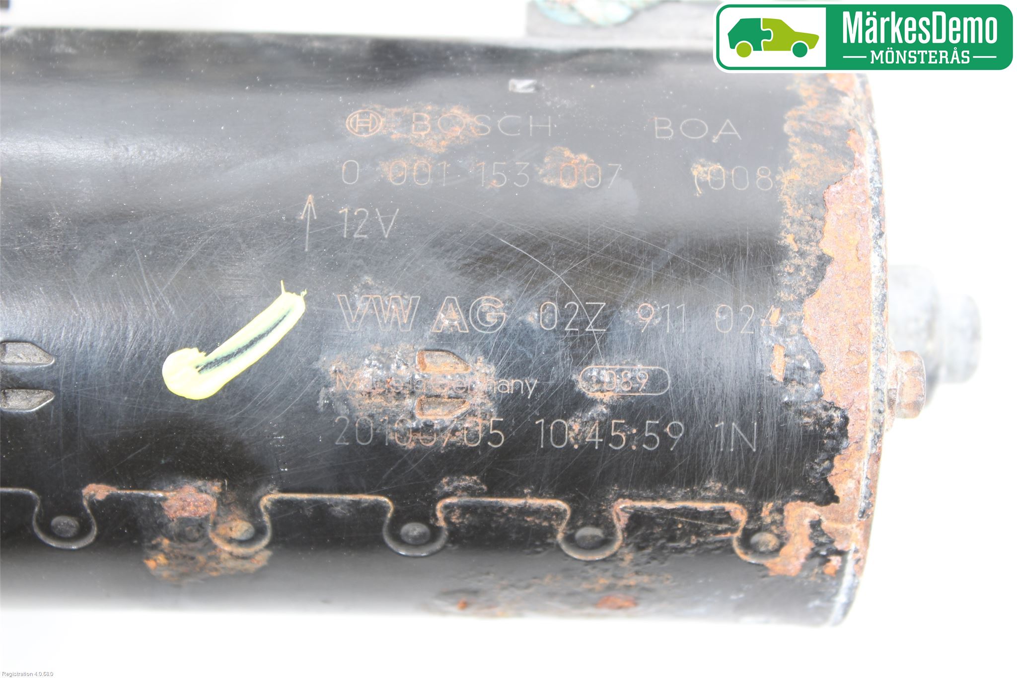Volkswagen VW GOLF VI 09-13 Startmotor Diesel
