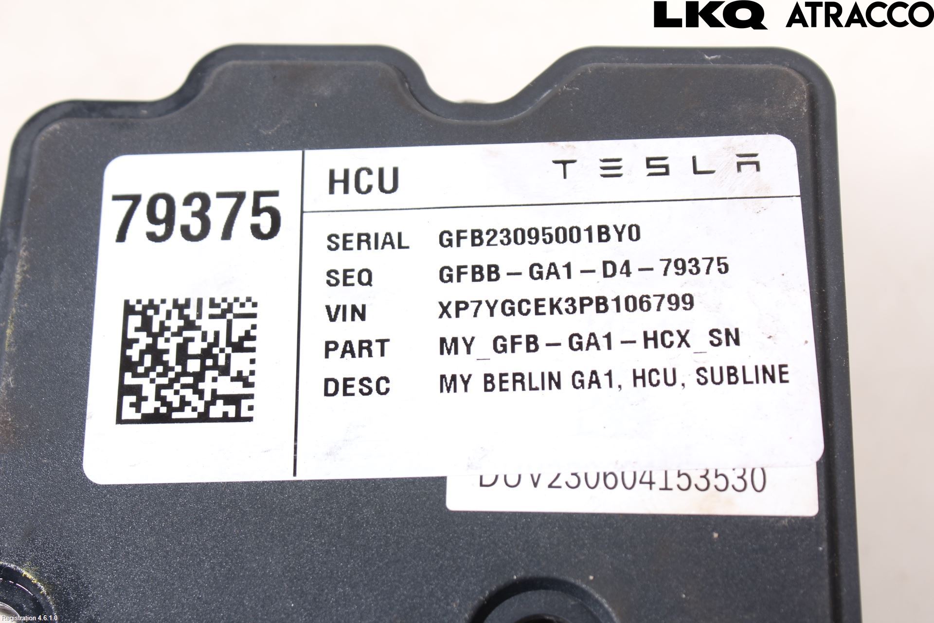 Tesla MODEL Y 21- Abs Hydraulikkaggregat