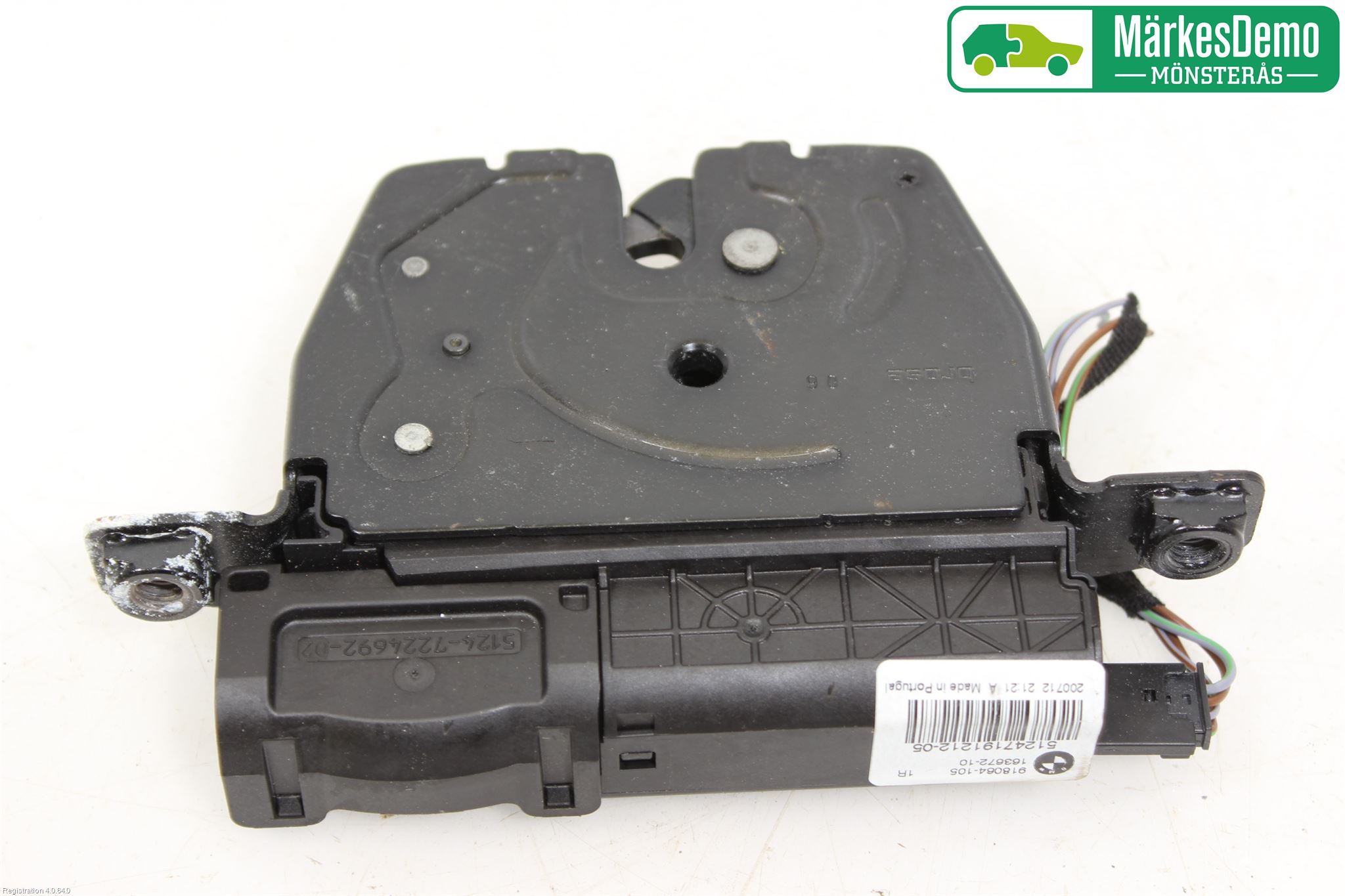 BMW 3 F30/F31/F80 12-19 Bakluke-Lokk Låsekasse