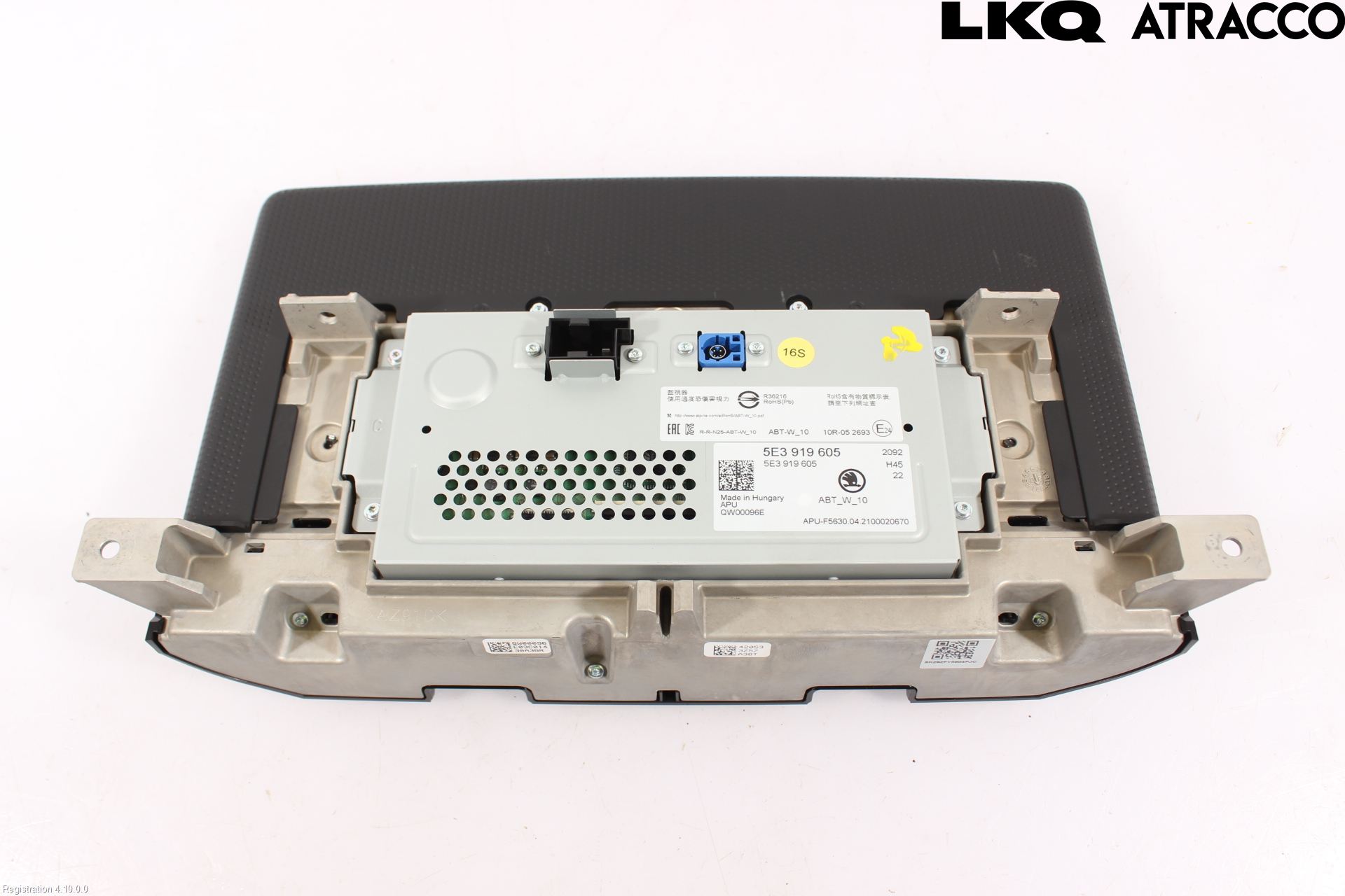 Skoda OCTAVIA (NX) 20- Multifunktionsdisplay