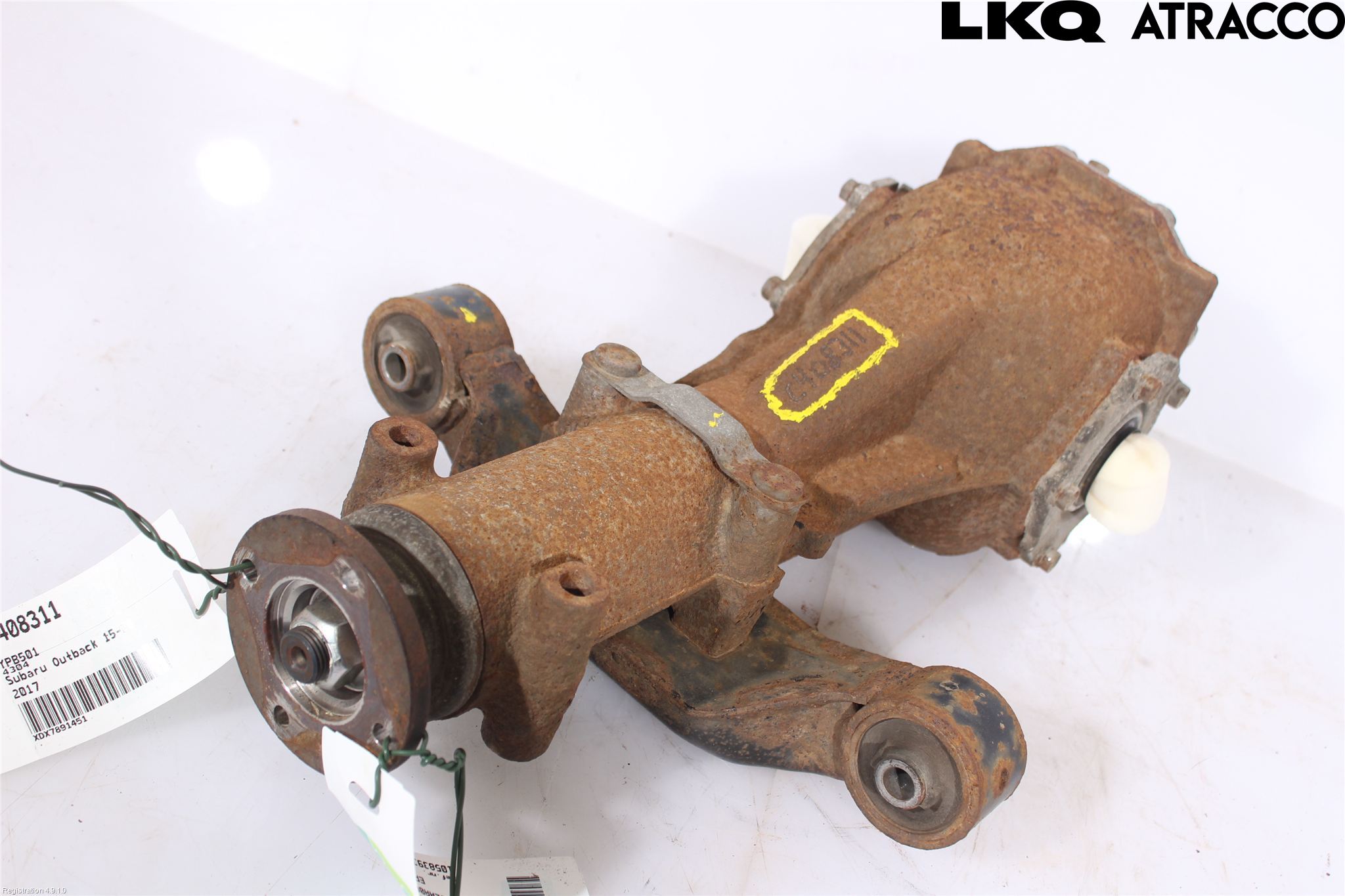 Subaru OUTBACK 15-20 Bakaksel Kardang Bak -Diff