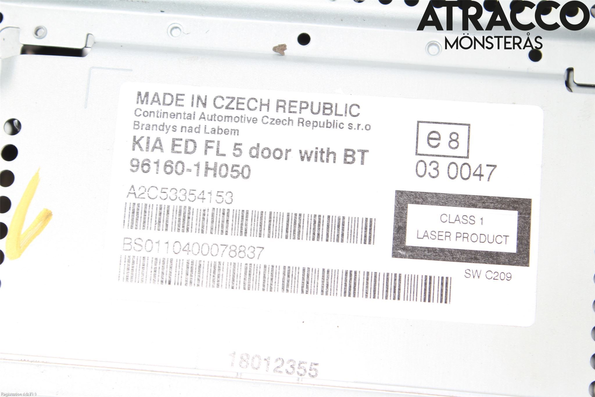 Kia CEED 06-12 Stereo Radio