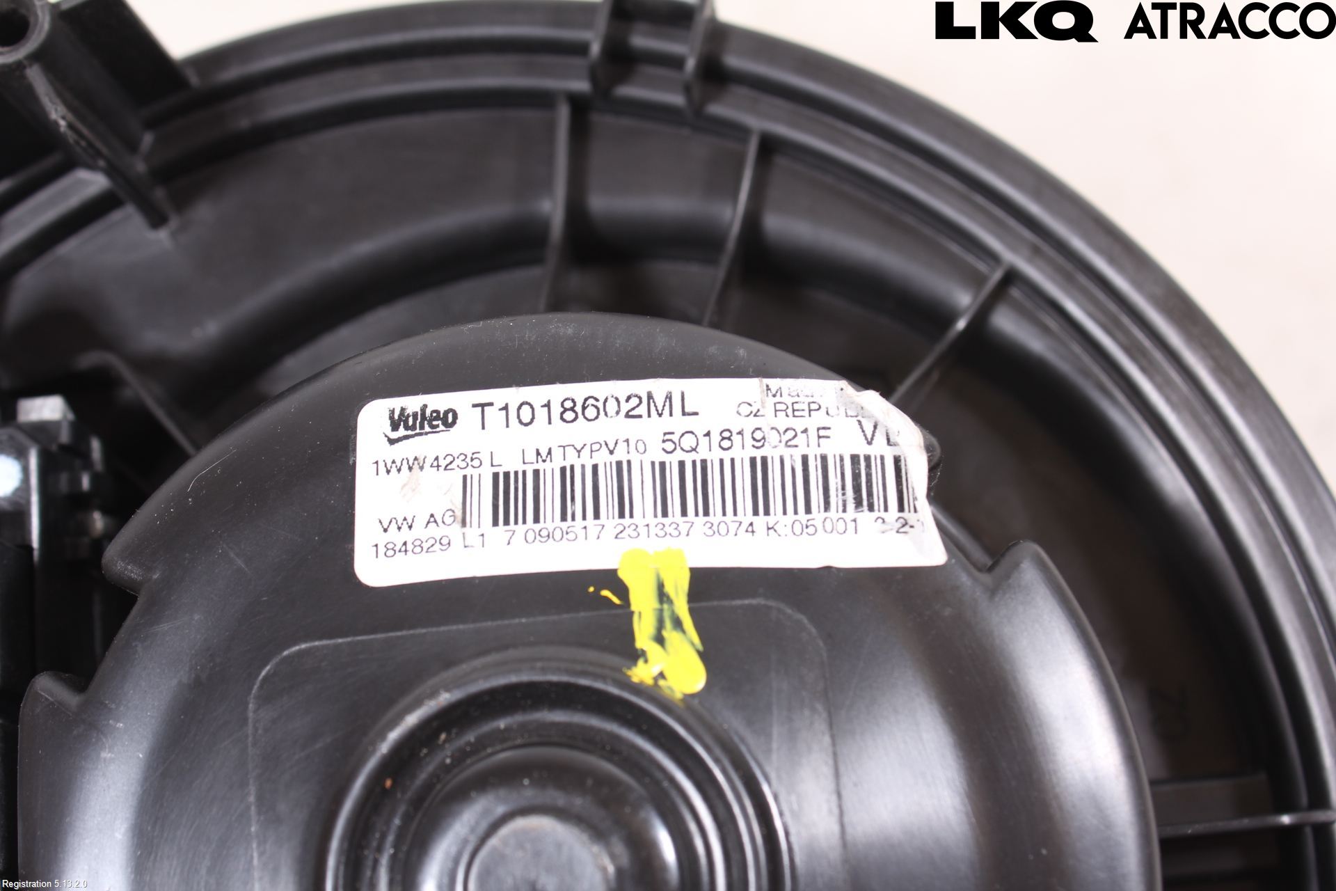 Volkswagen VW GOLF / E-GOLF VII 13-20 Varmeapparat Viftemotor