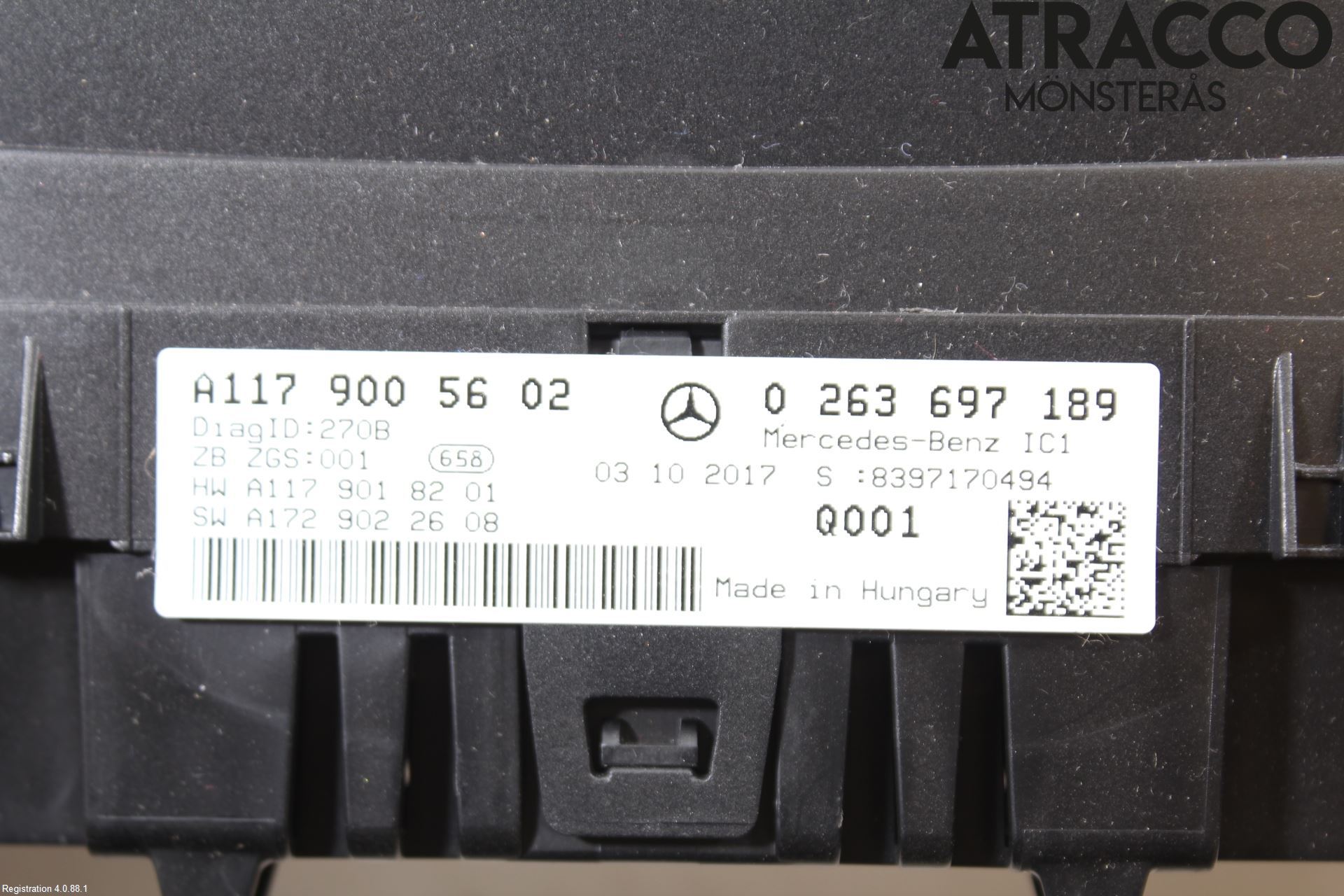 Mercedes-Benz MB CLA-KLASS (C117/X117) 13-19 Instr Kombinert