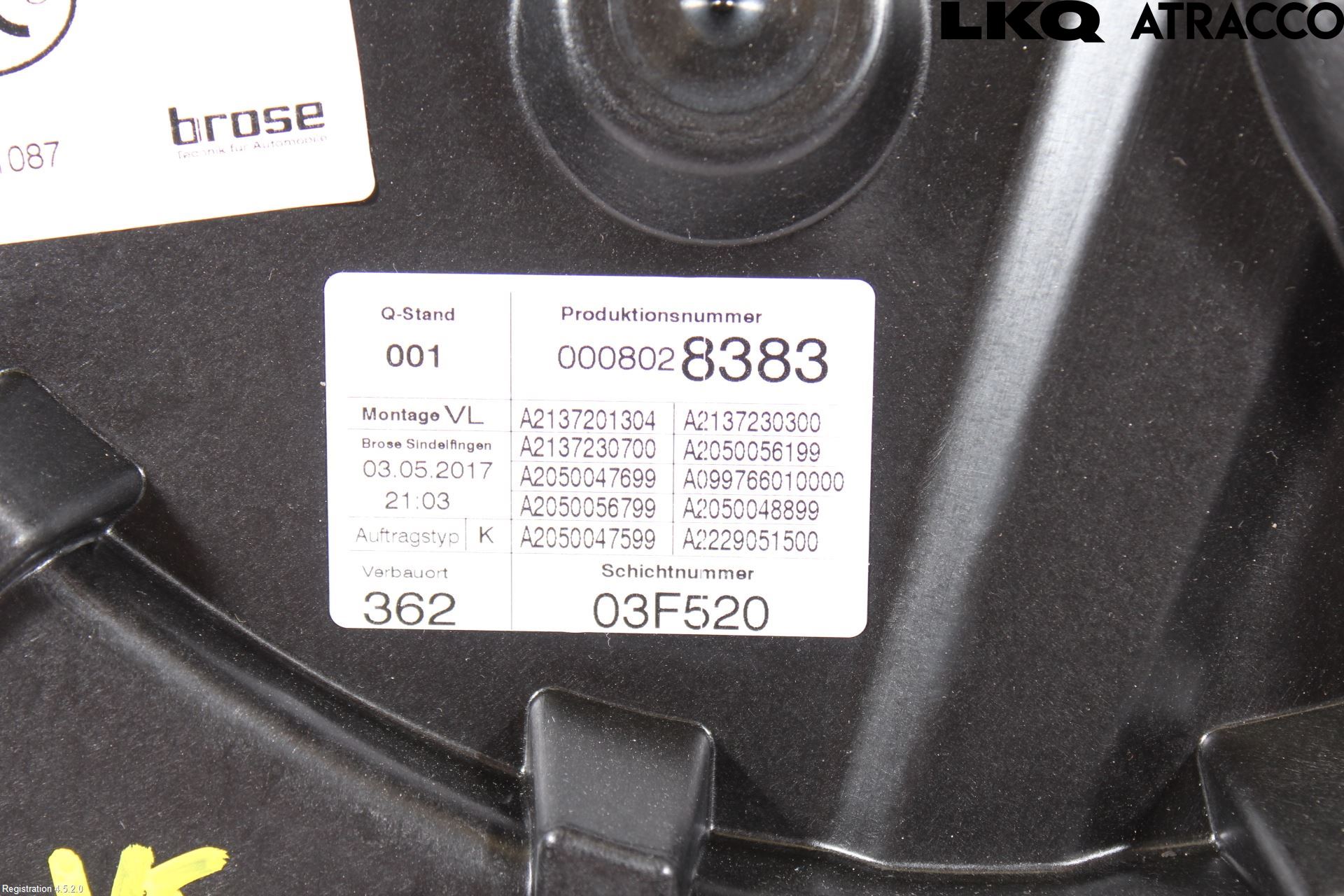 Mercedes-Benz MB E-KLASS (W213) 16-23 Vindusheis El Komp