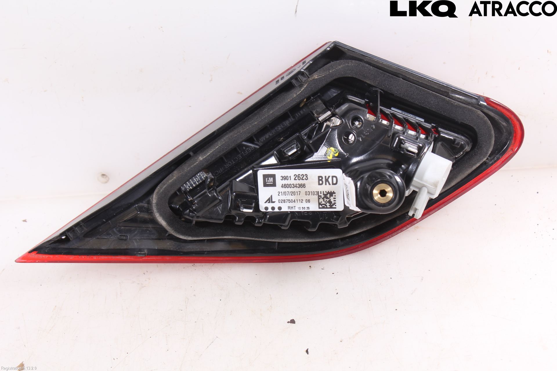 Opel CORSA E 15-19 Baklykt Venstre  På Luke(Indre