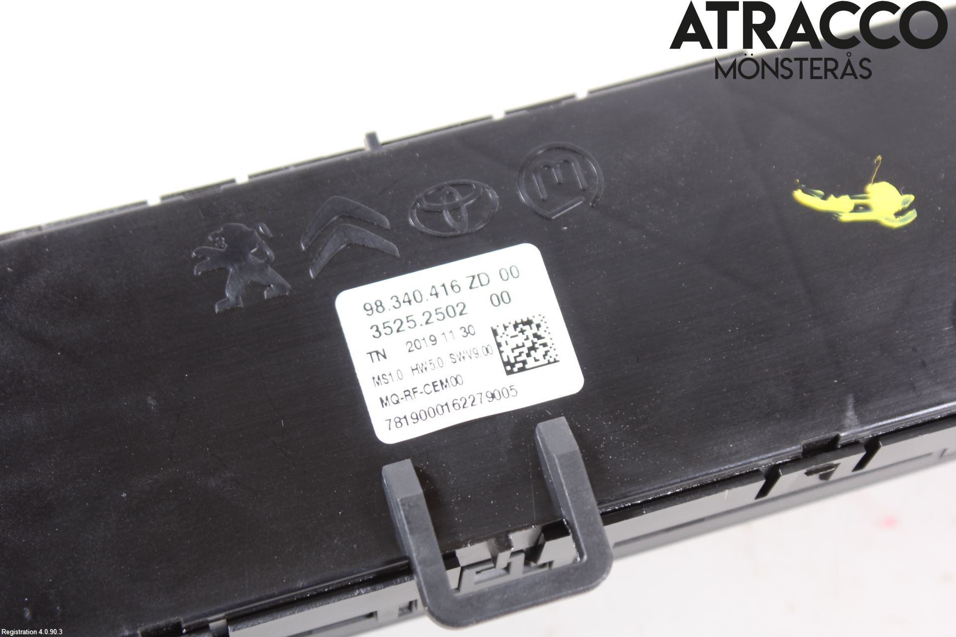 Citroen BERLINGO/E-BERLINGO 19- Varme Ac Betjening-Display
